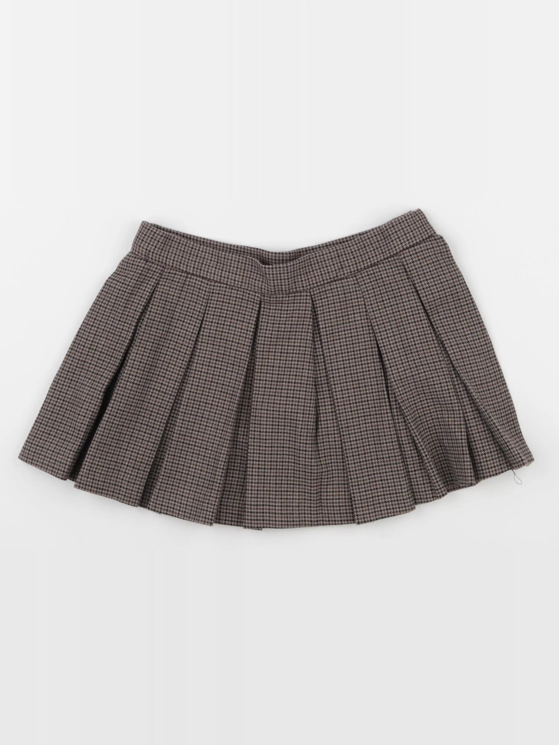Zara - jupe short marron - 7 ans