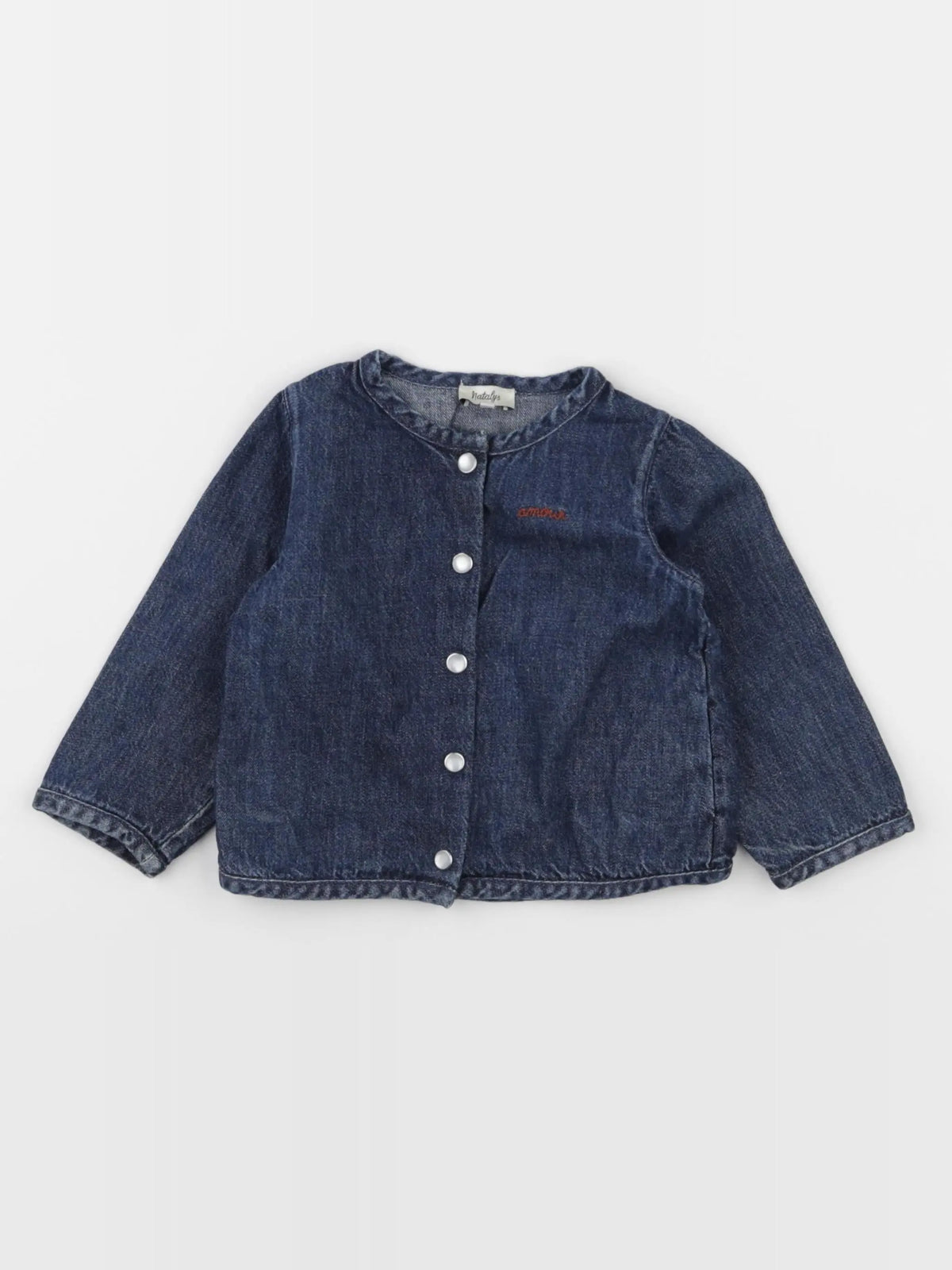 Natalys - blouse bleu - 12 mois