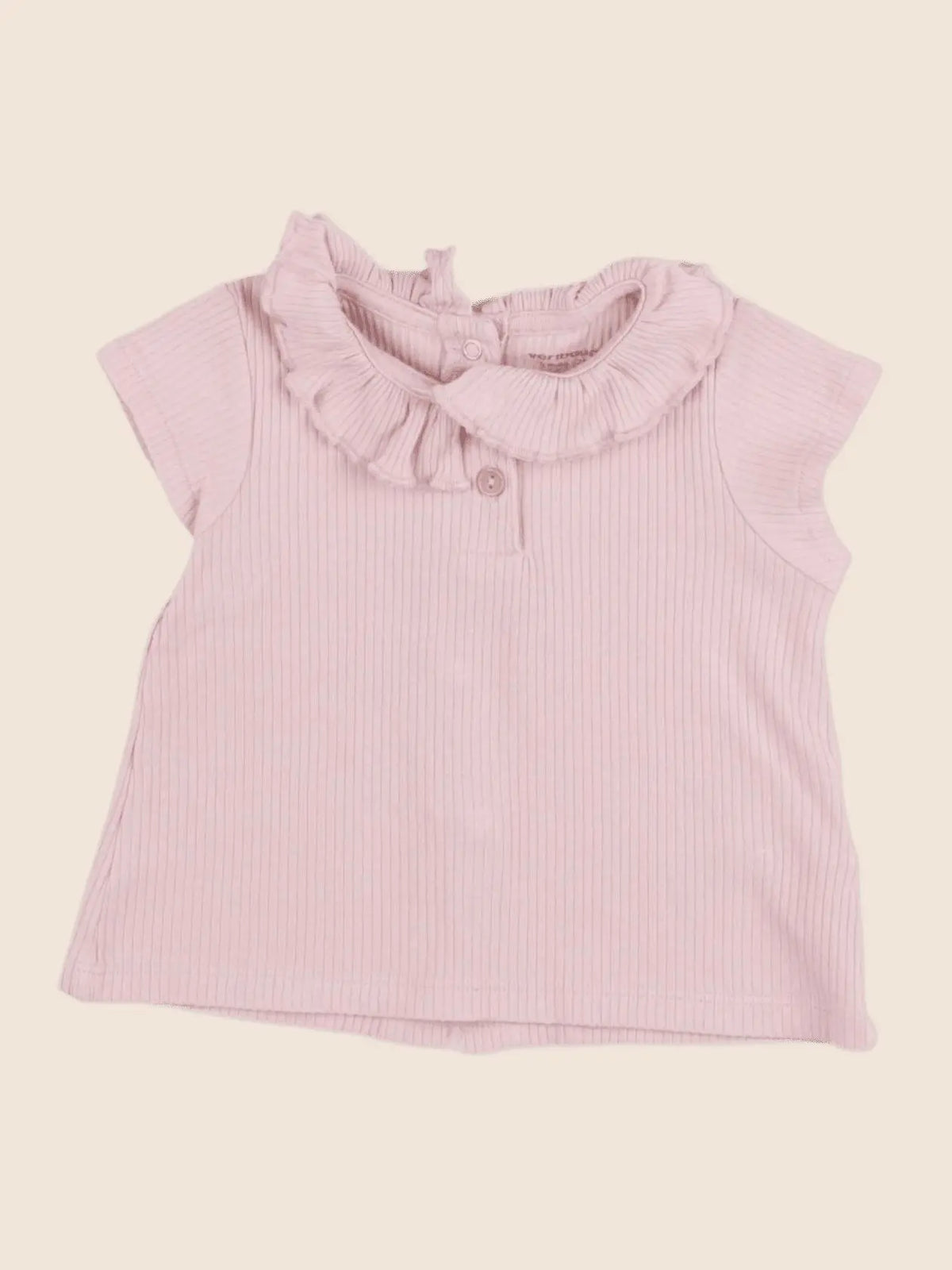 Vertbaudet - tee-shirt rose - 9 mois