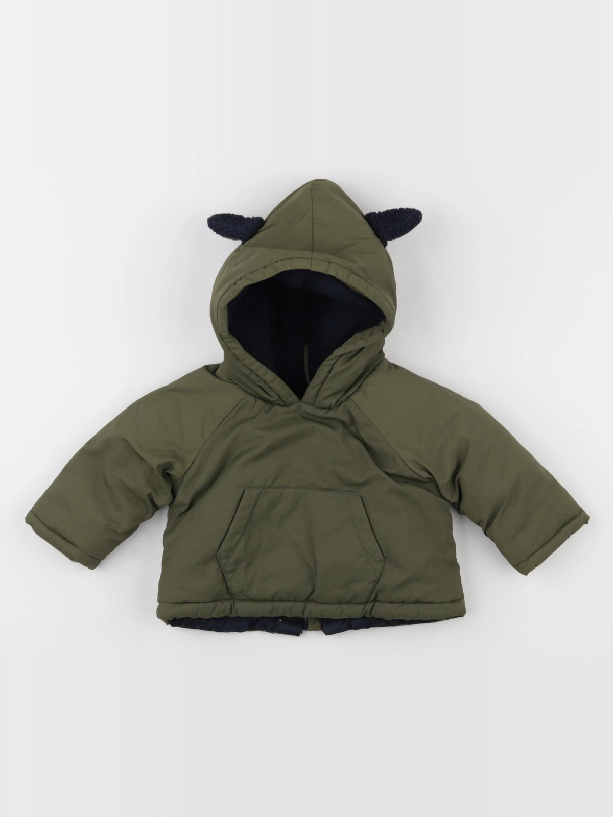 Vertbaudet - burnou vert - 6 mois