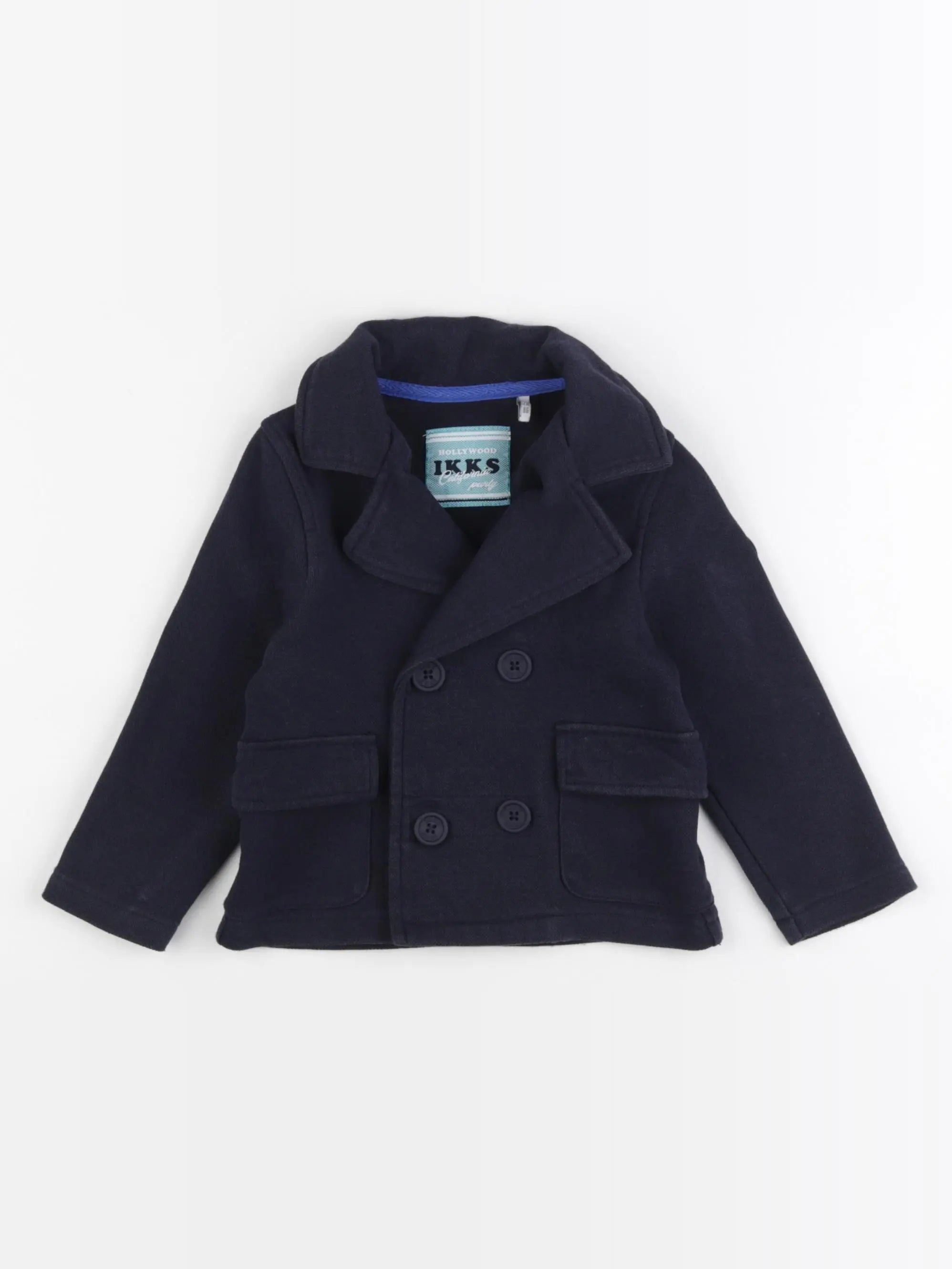 IKKS - veste imprimé au dos bleu - 2 ans