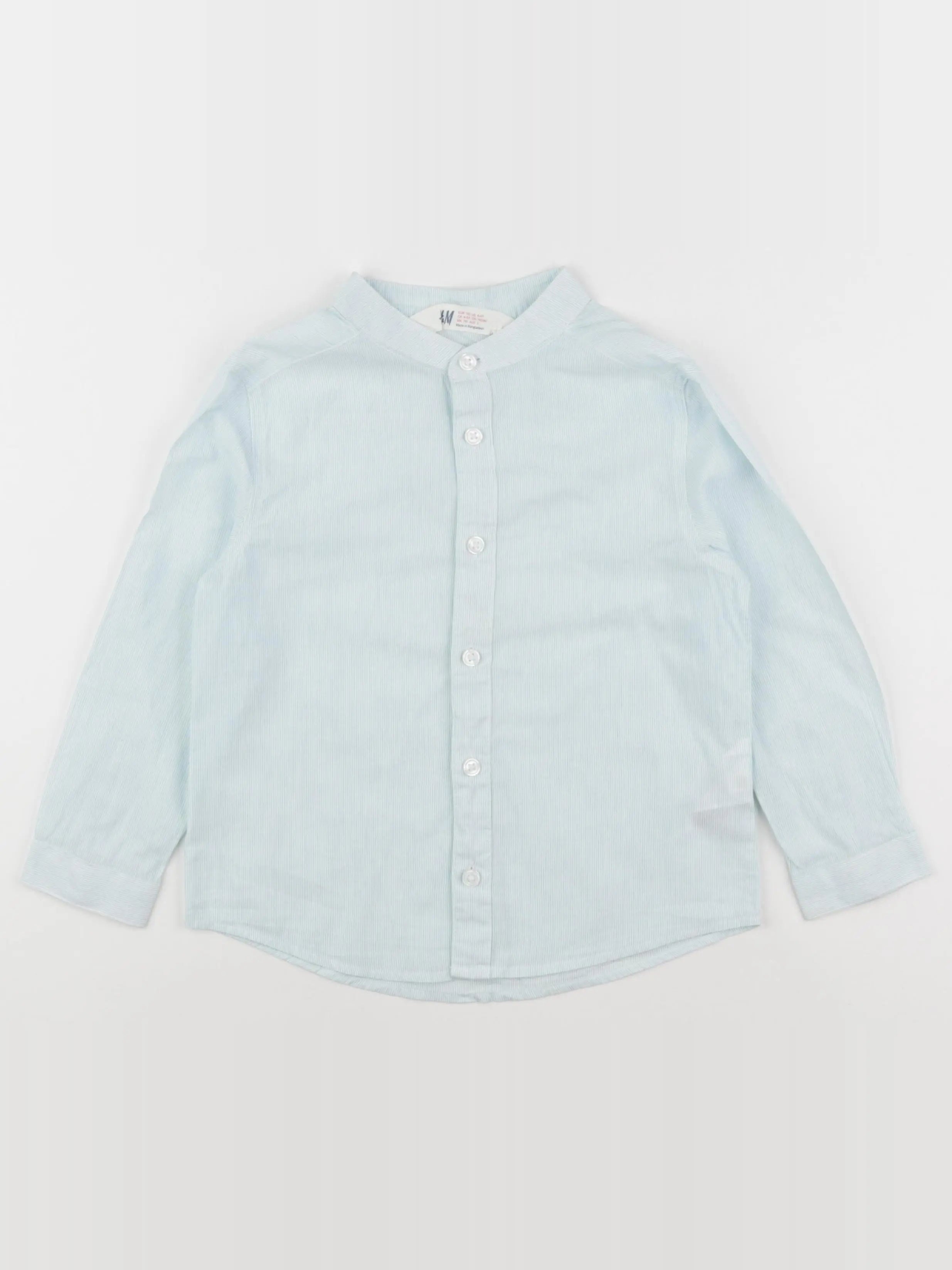 H&M - chemise bleu - 4/5 ans
