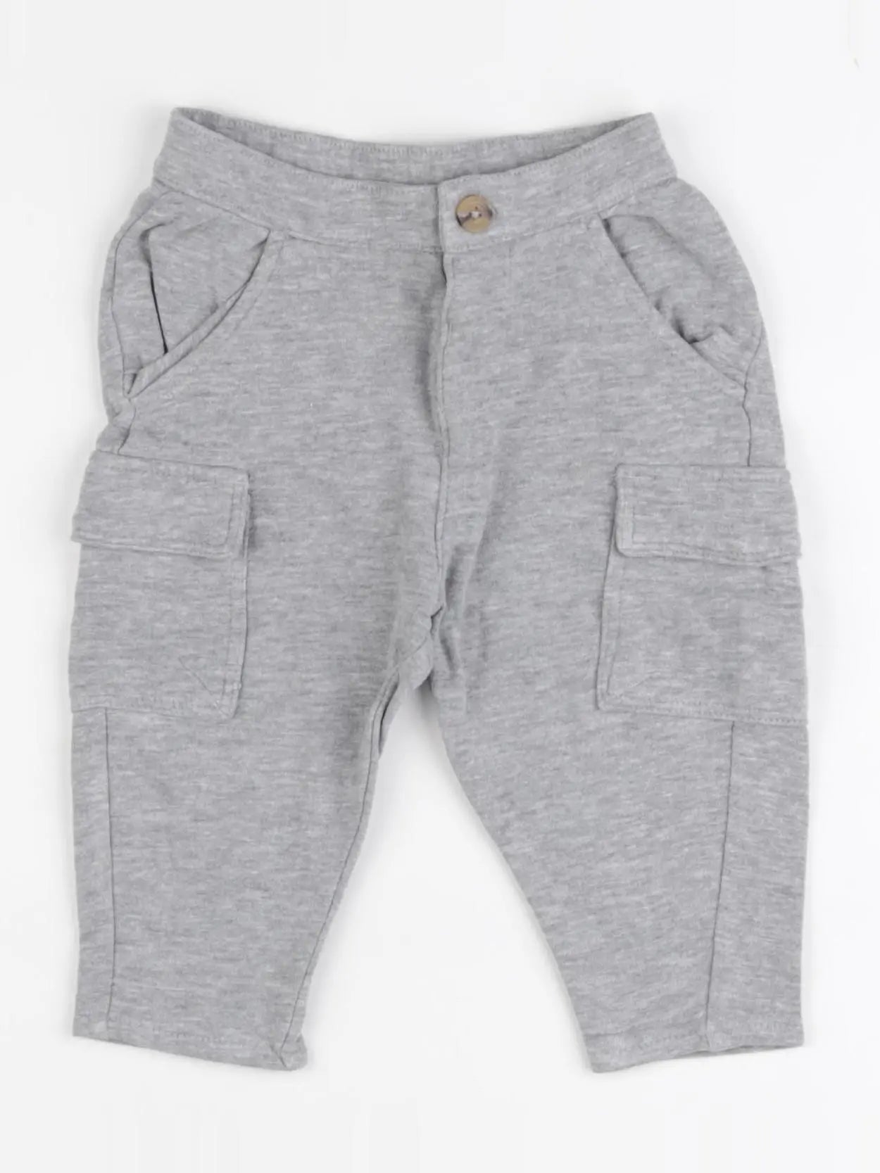 Vertbaudet - pantalon gris - 9 mois