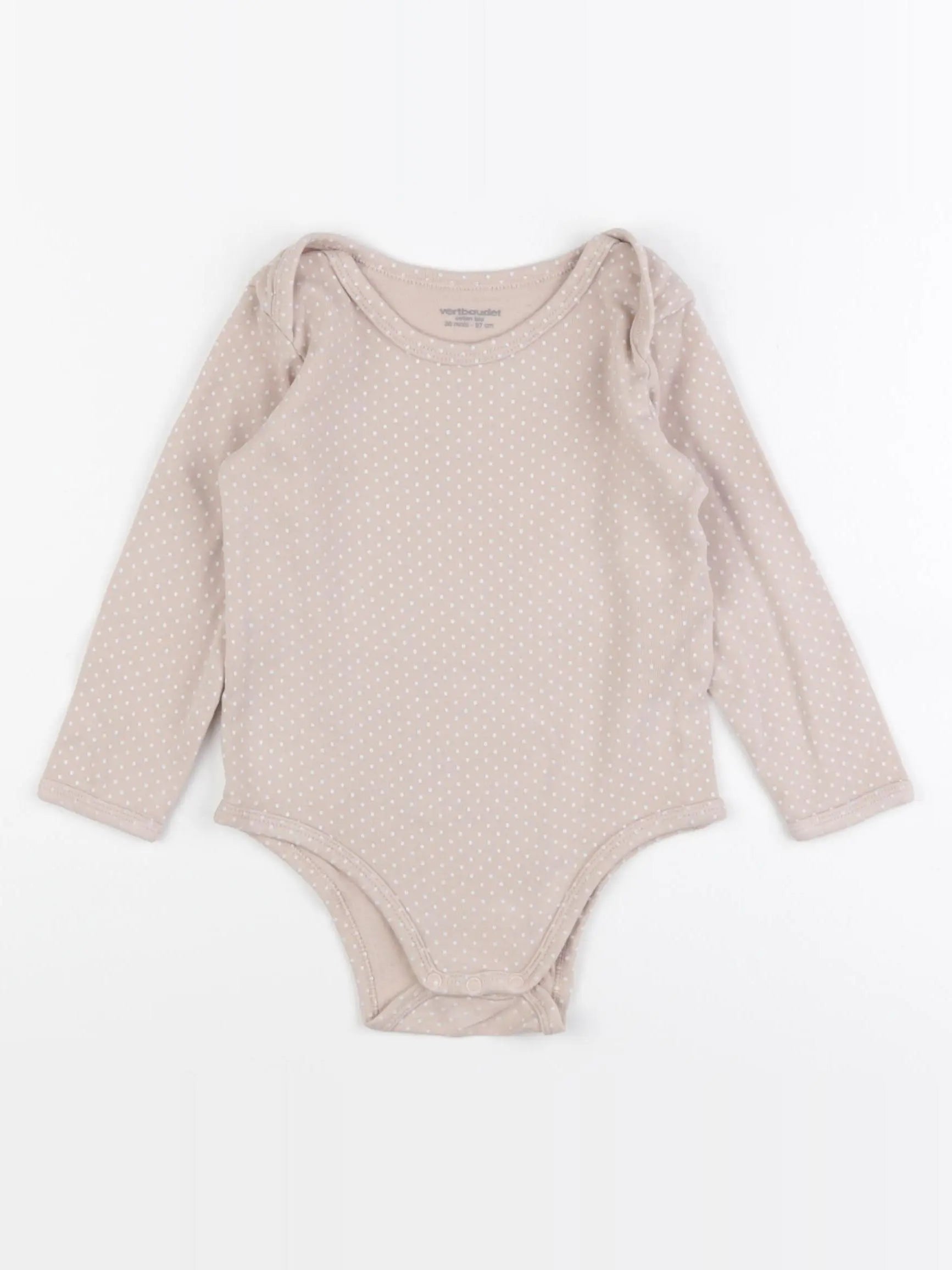 Vertbaudet - body marron - 36 mois