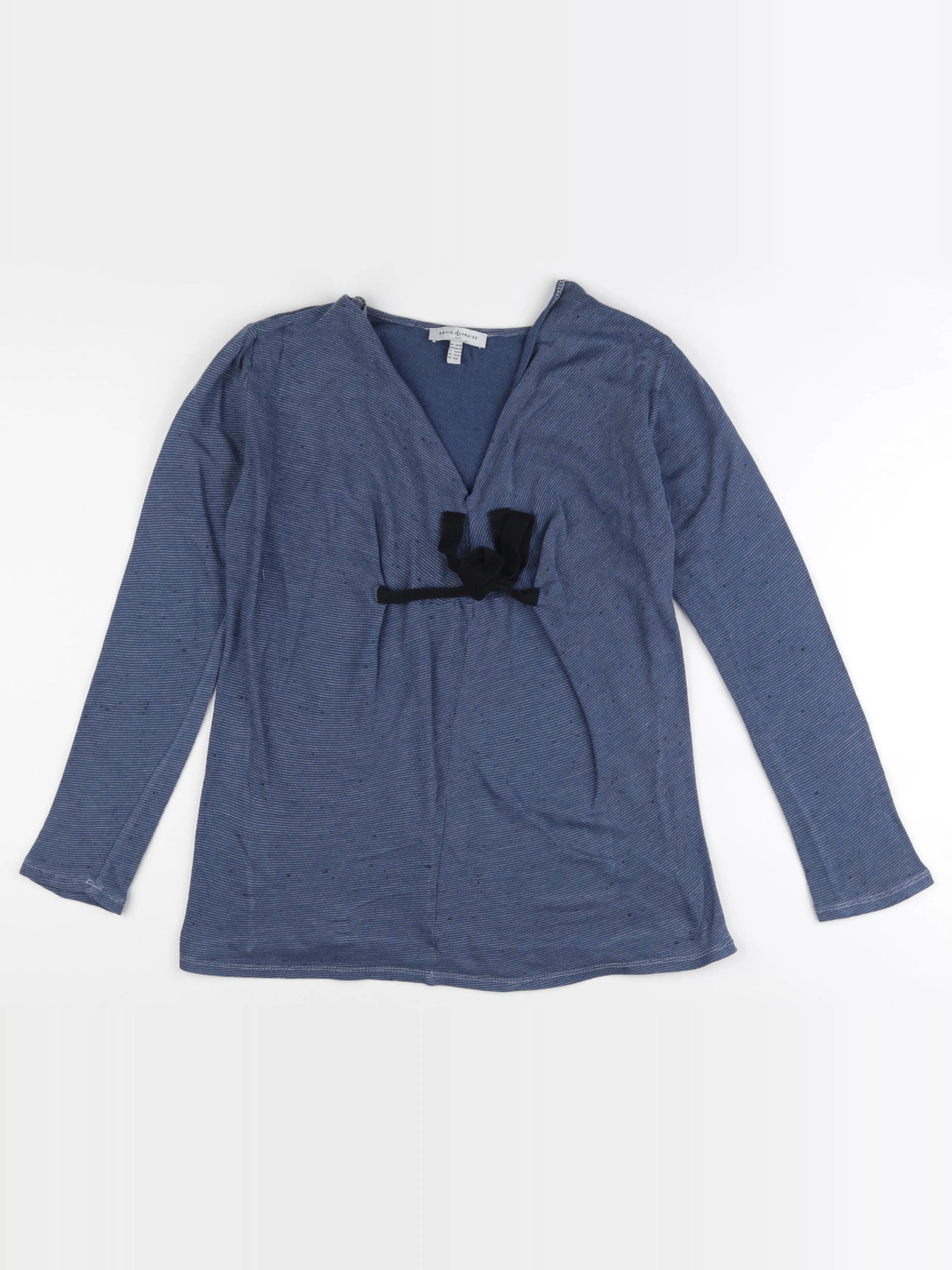 Envie de fraise - tee-shirt grossesse bleu - 38 à 40