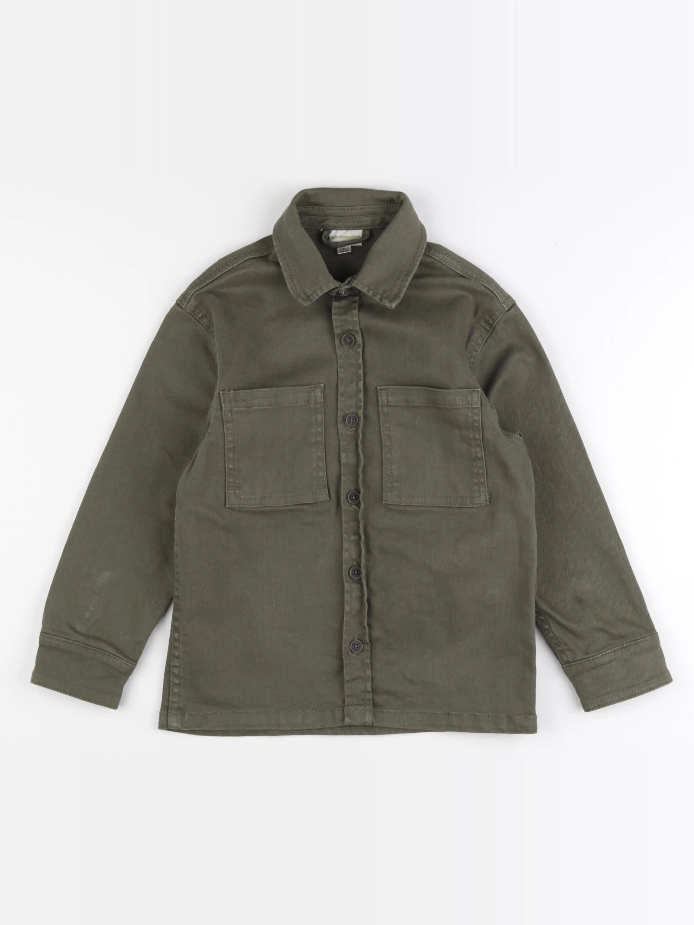 Vertbaudet - veste imprimé au dos vert - 6 ans