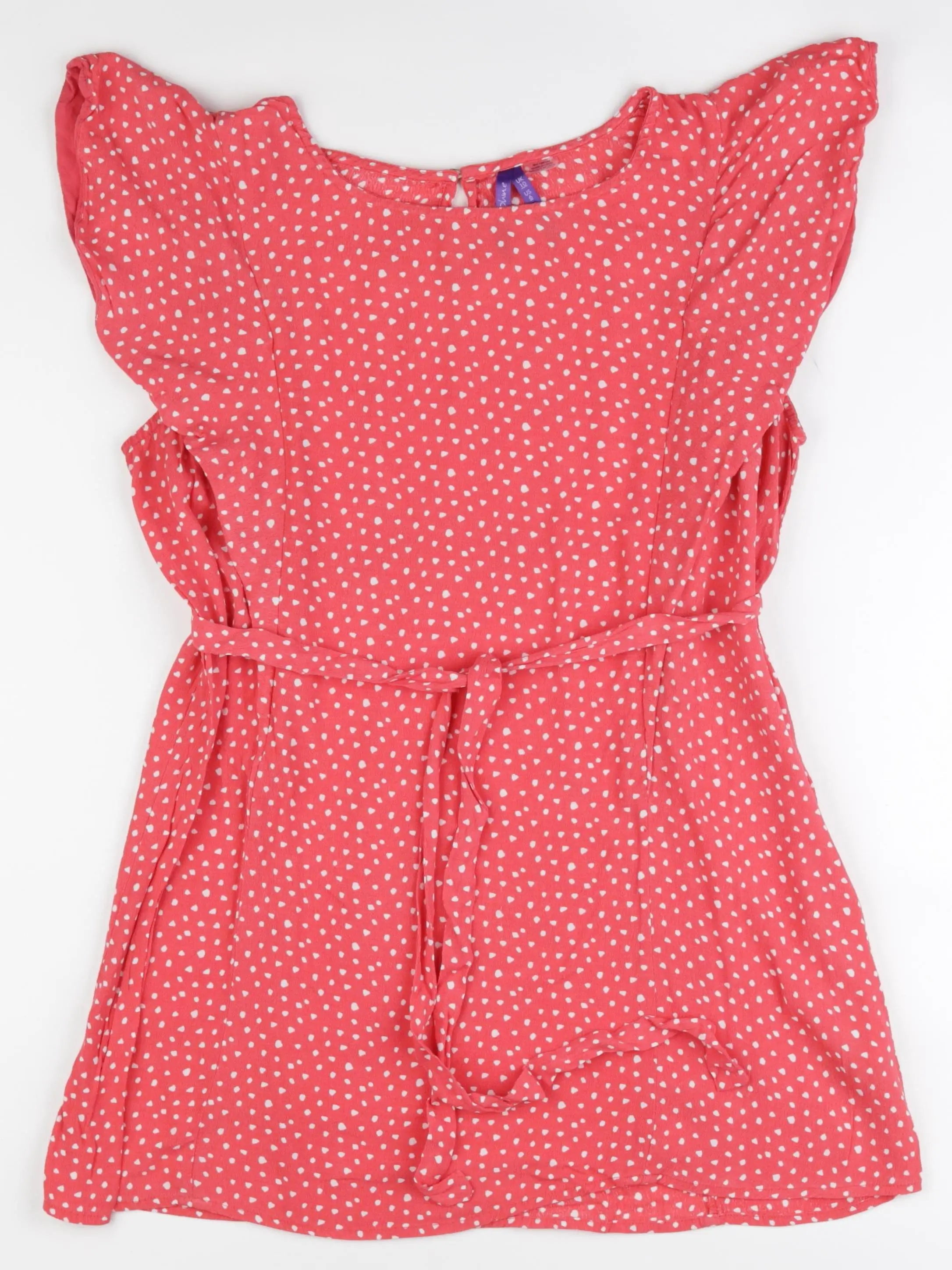 Seraphine - robe grossesse orange, blanc - 40