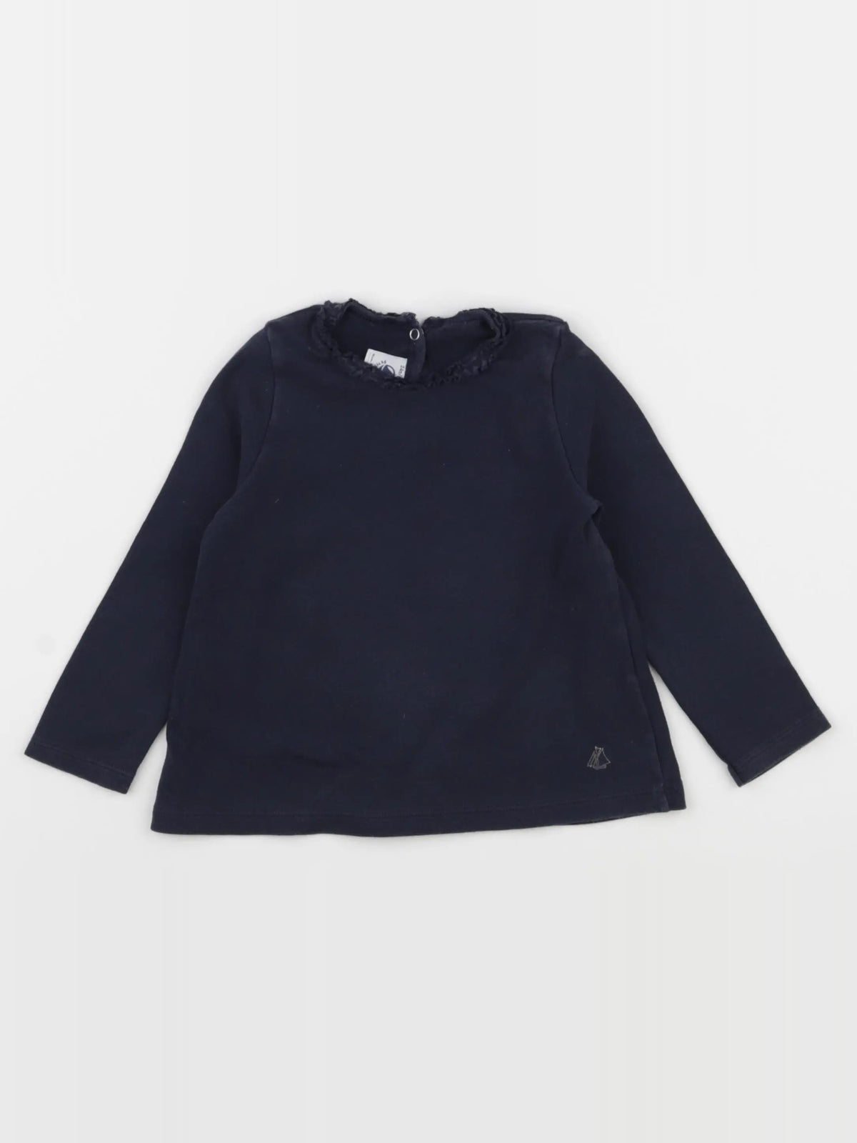 Petit Bateau - tee-shirt bleu - 24 mois