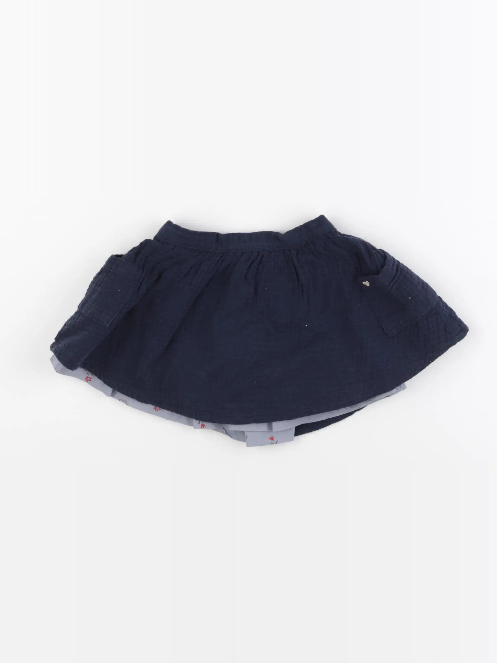 Vertbaudet - jupe bleu - 2 ans
