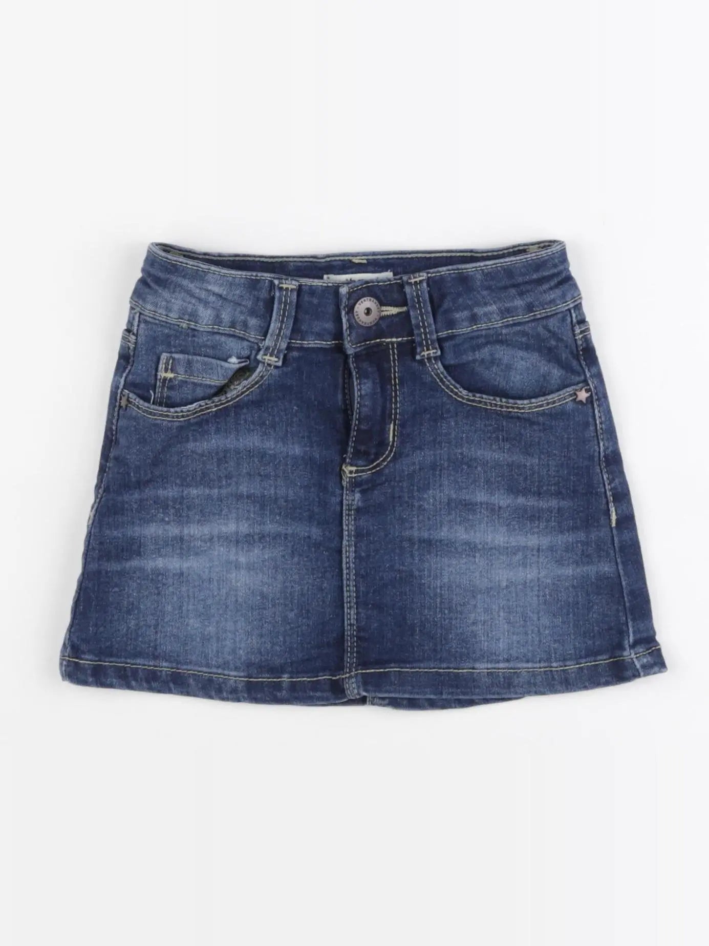 Vertbaudet - jupe bleu - 4 ans