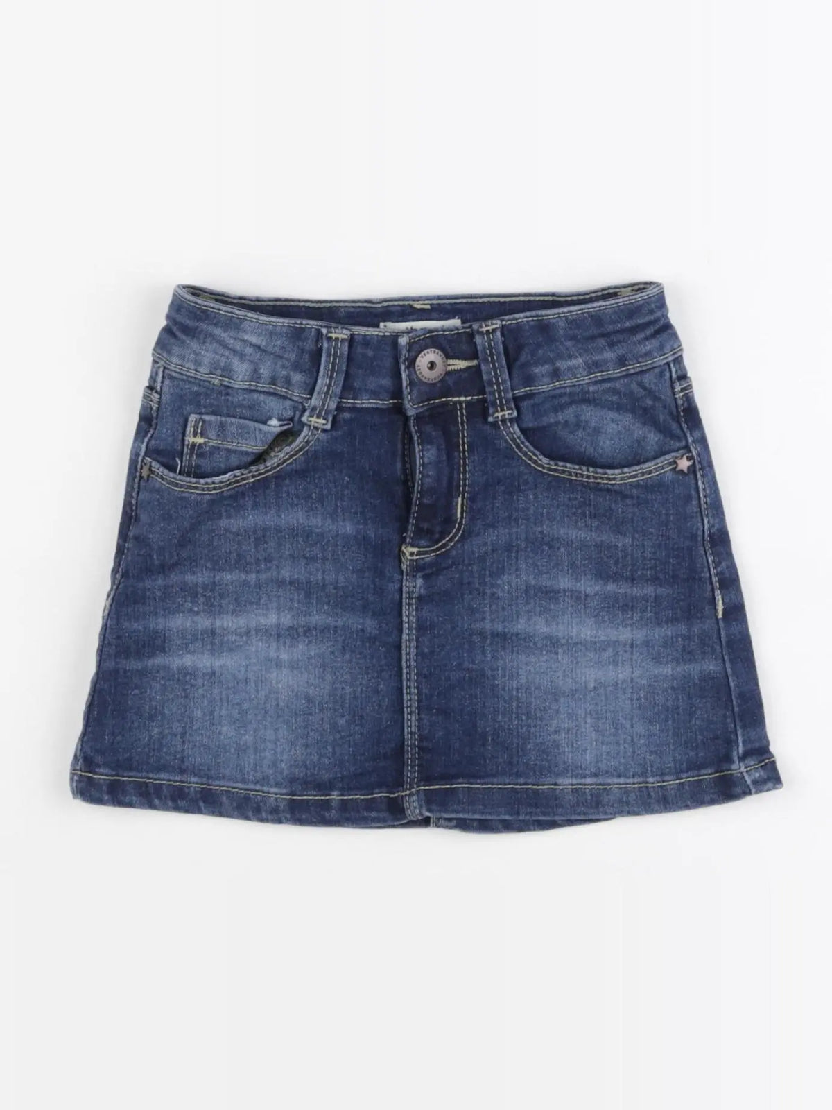 Vertbaudet - jupe bleu - 4 ans