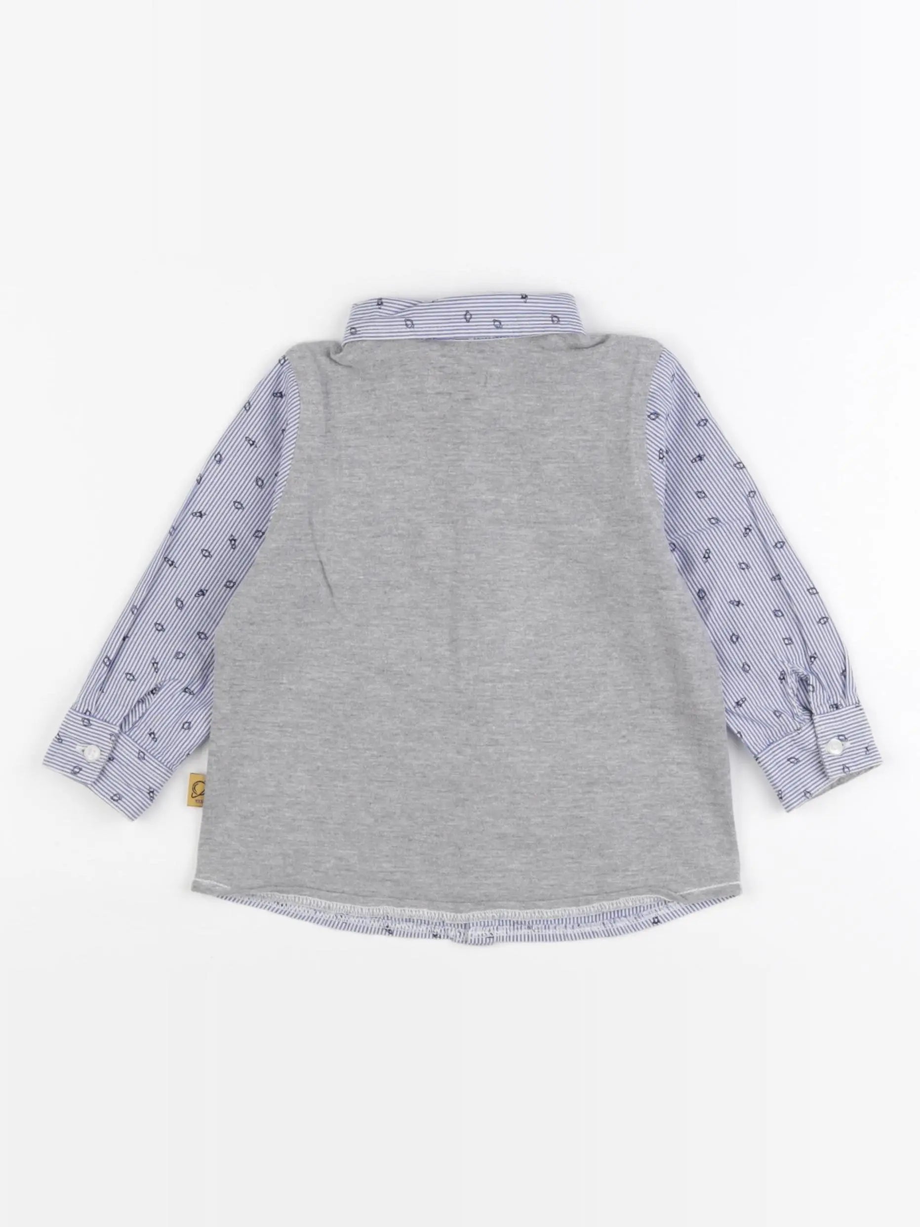 IKKS - chemise bleu - 12 mois