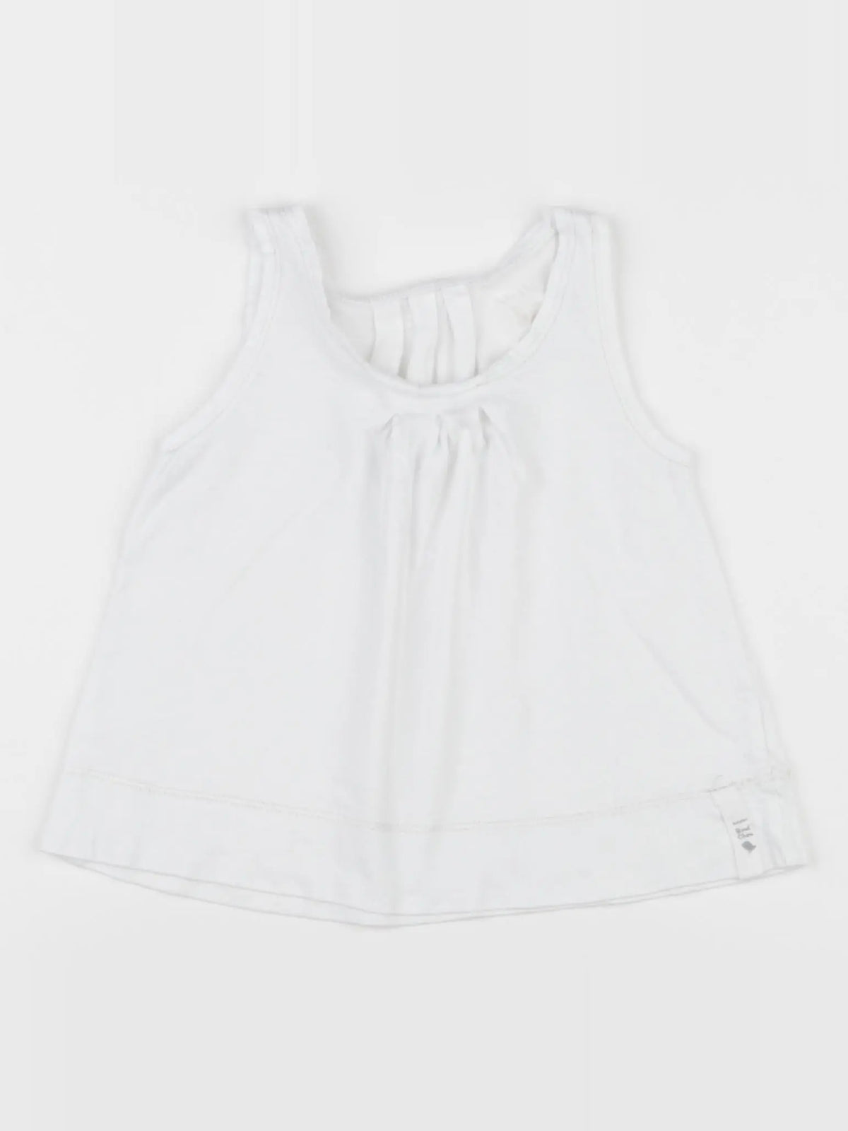 Boutchou - débardeur blanc, argent - 24 mois