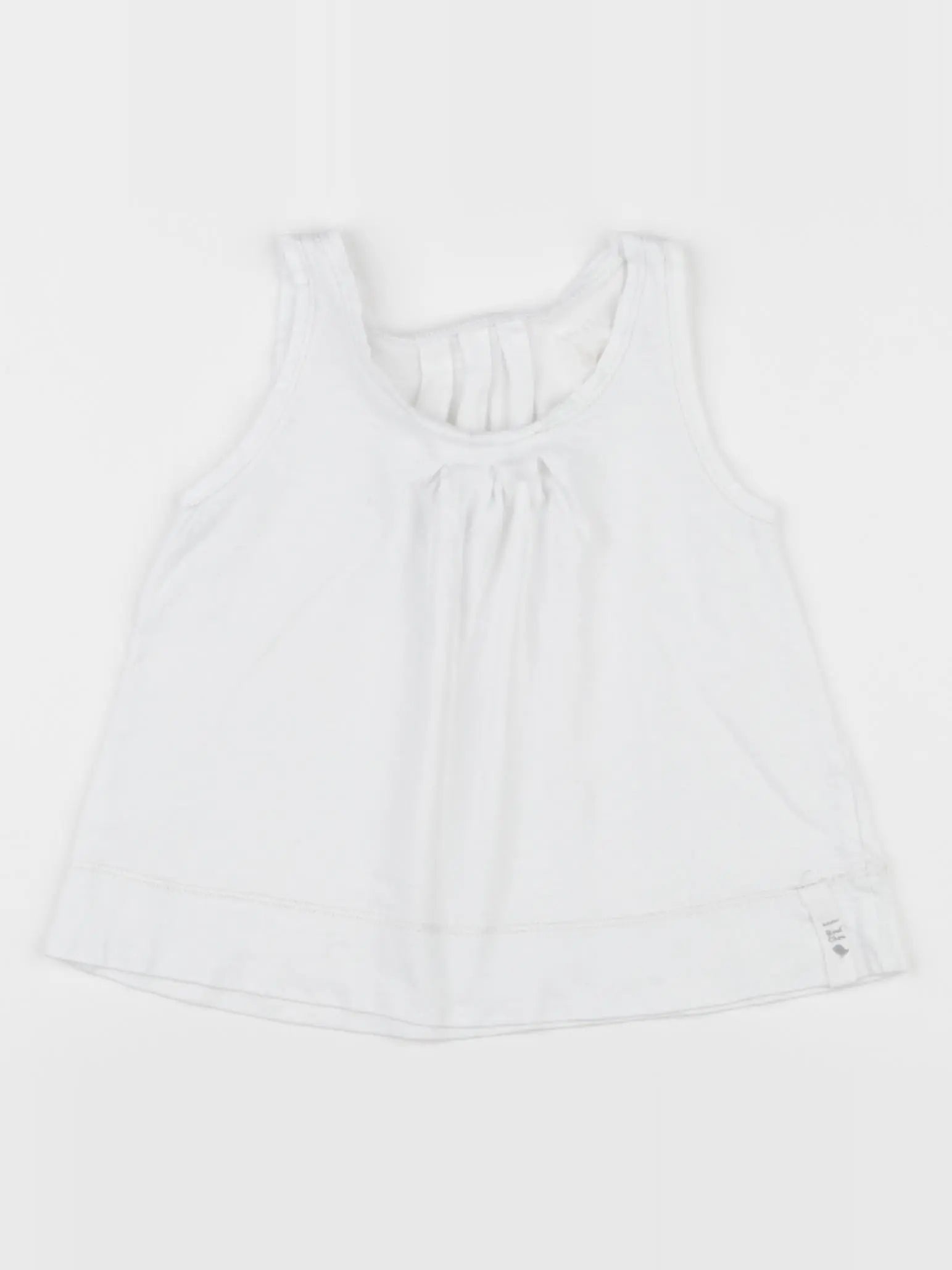 Boutchou - débardeur blanc, argent - 24 mois