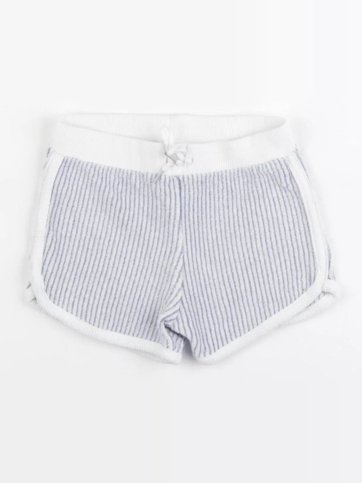 Vertbaudet - short bleu, blanc - 2 ans