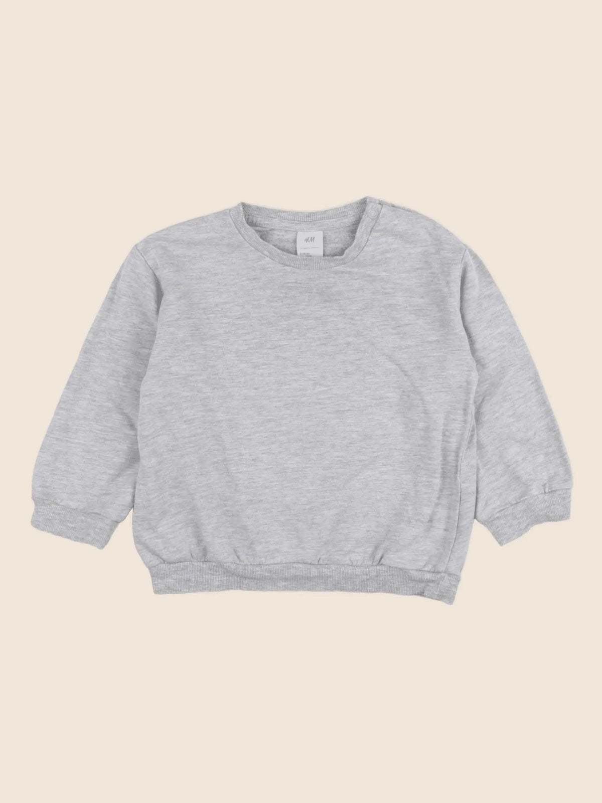 H&M - sweat gris - 12/18 mois