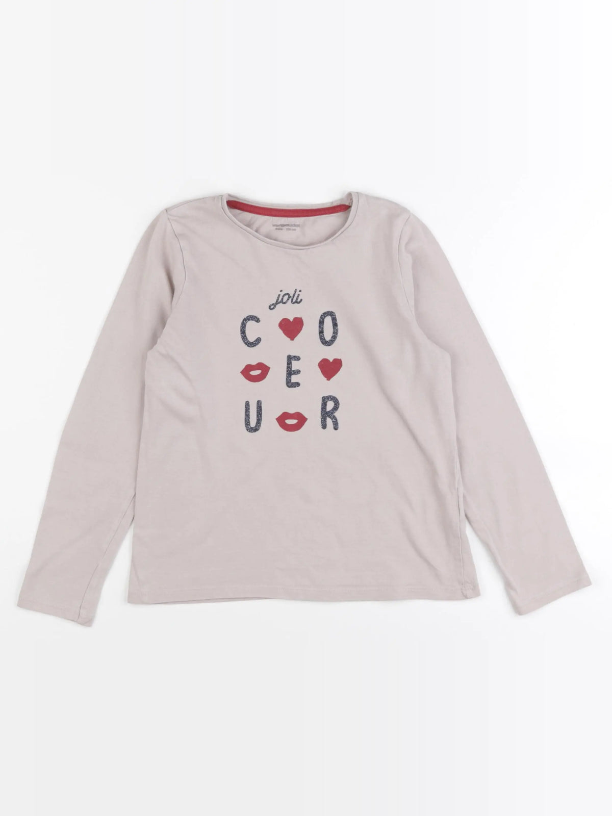 Vertbaudet - tee-shirt rose - 8 ans