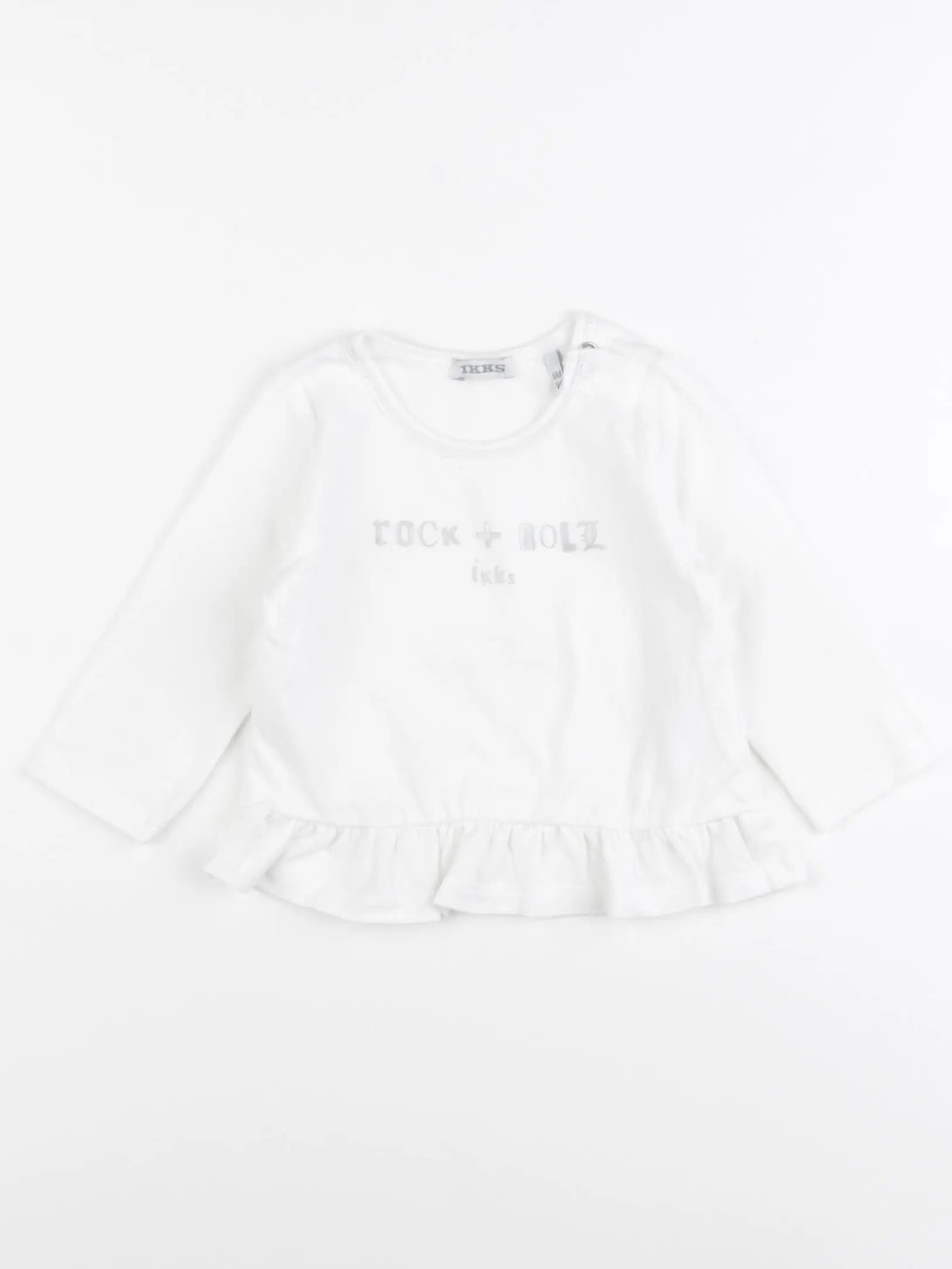IKKS - tee-shirt blanc - 6 mois