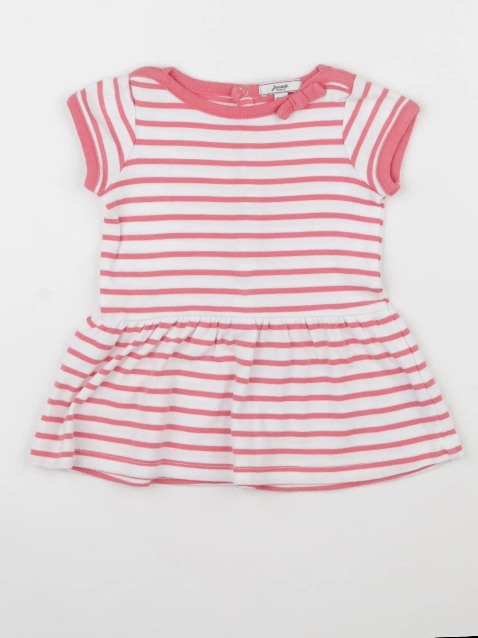 Jacadi - robe rose - 6 mois