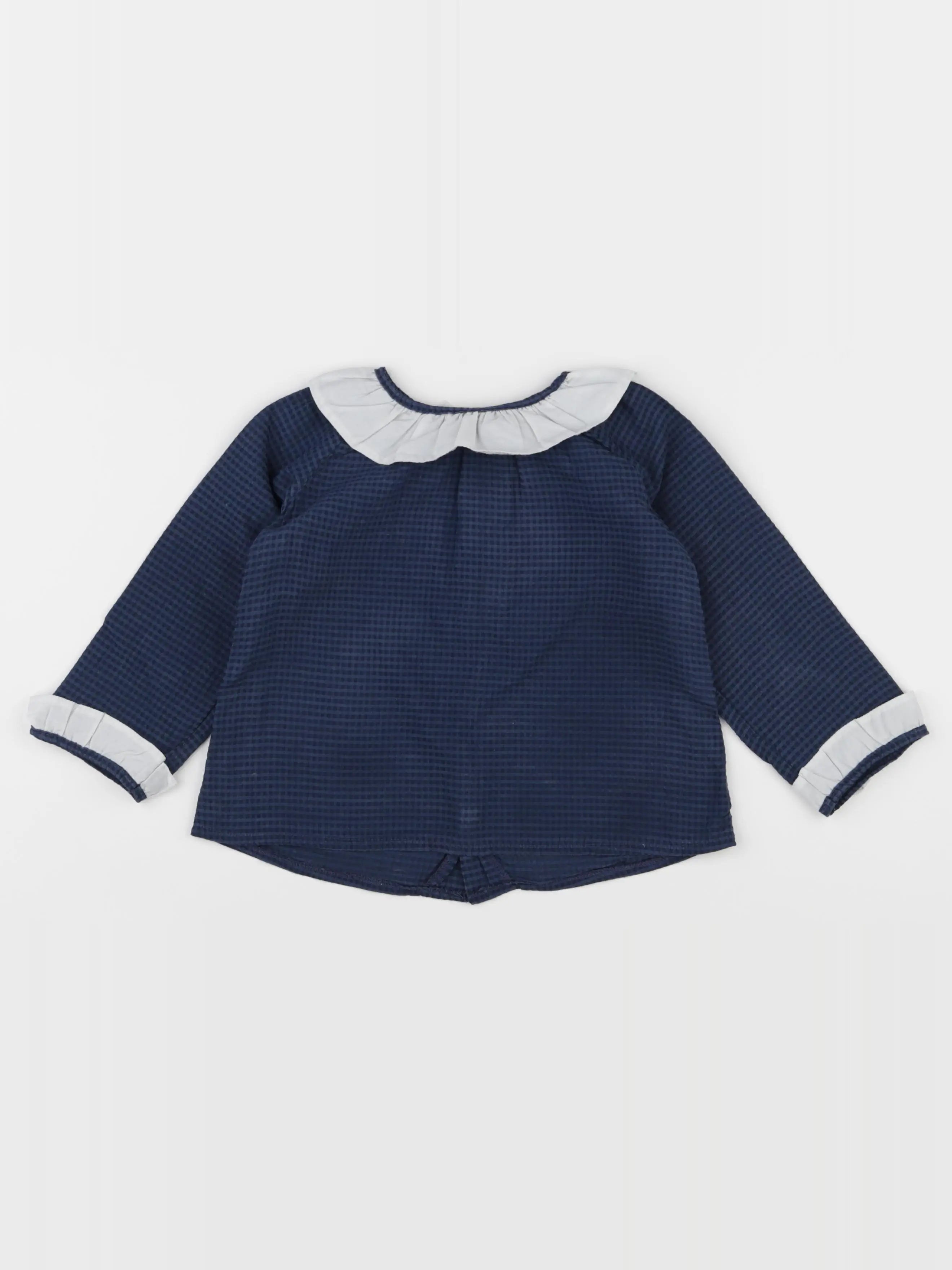 Marsou - blouse bleu - 18 mois