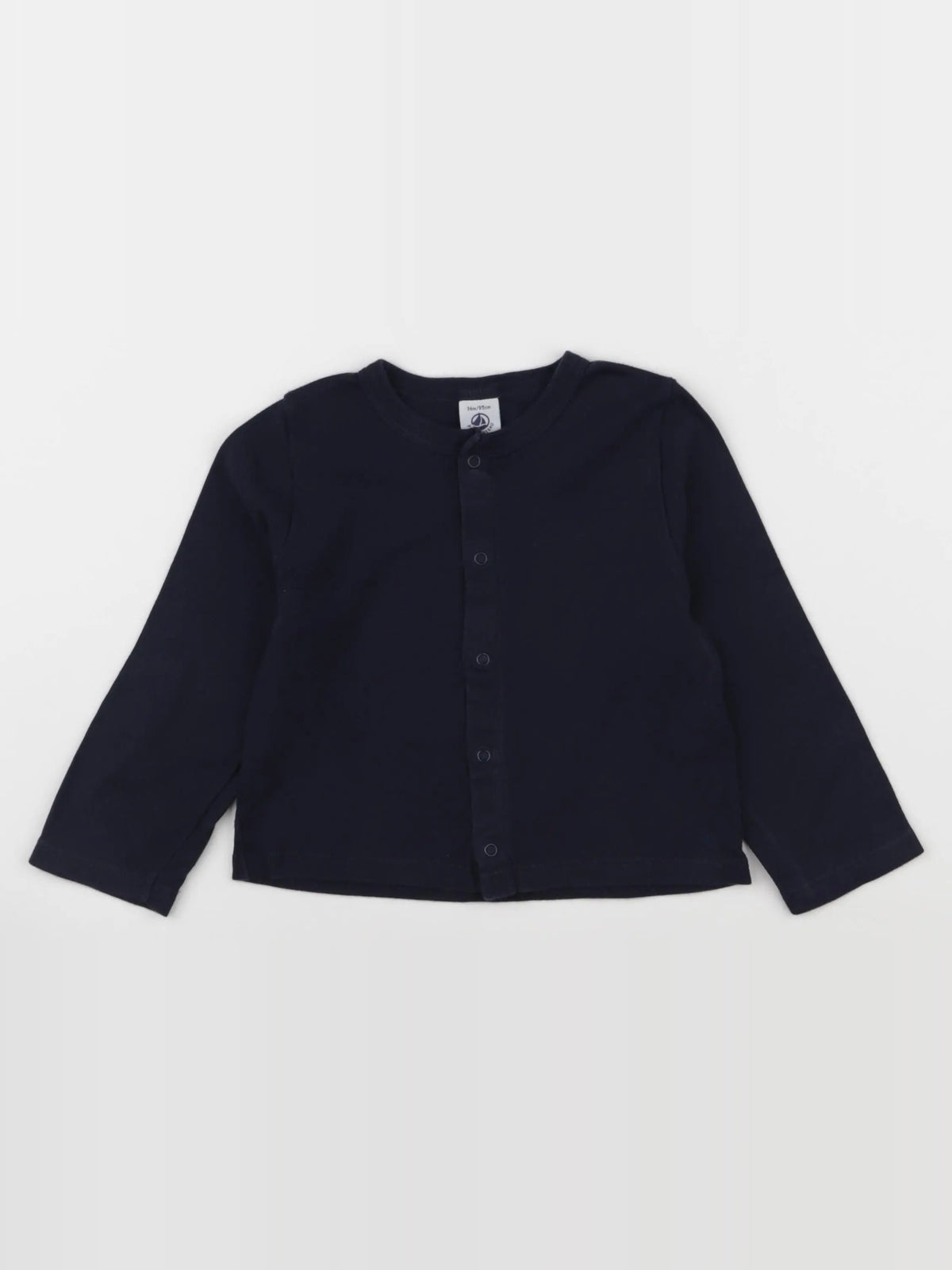 Petit Bateau - tee-shirt bleu - 24 mois