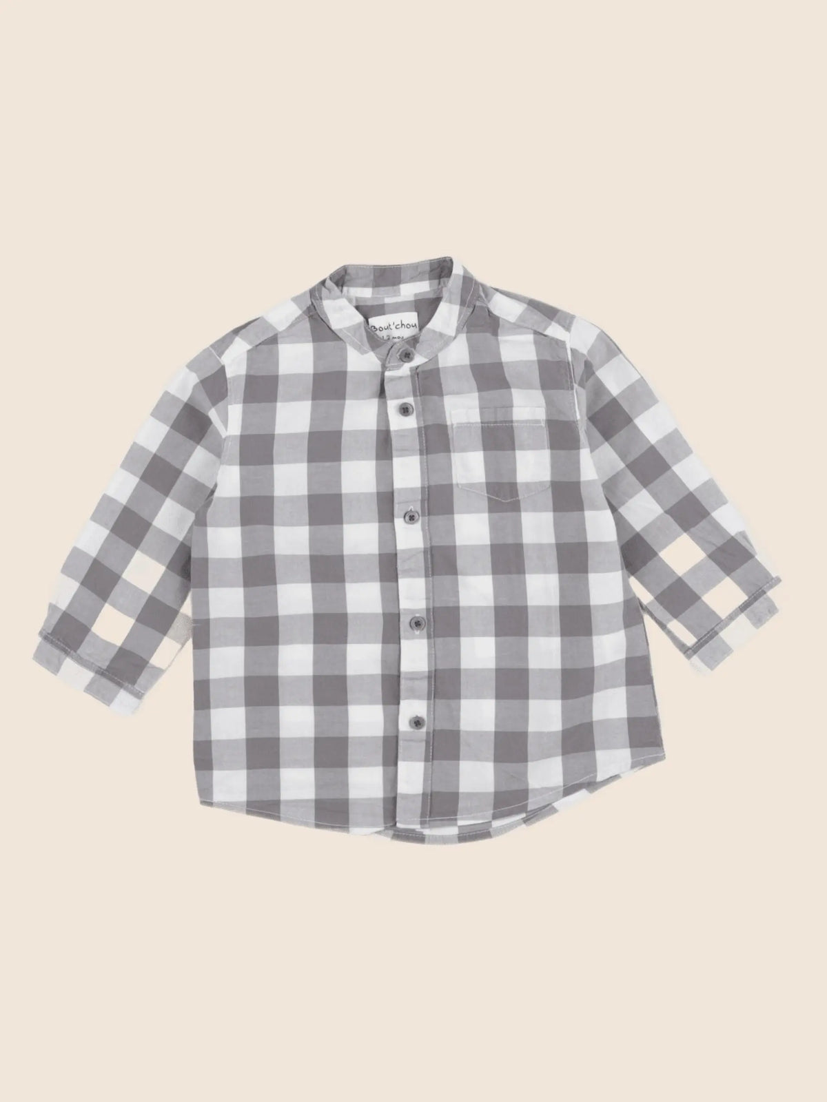 Boutchou - chemise gris - 12 mois