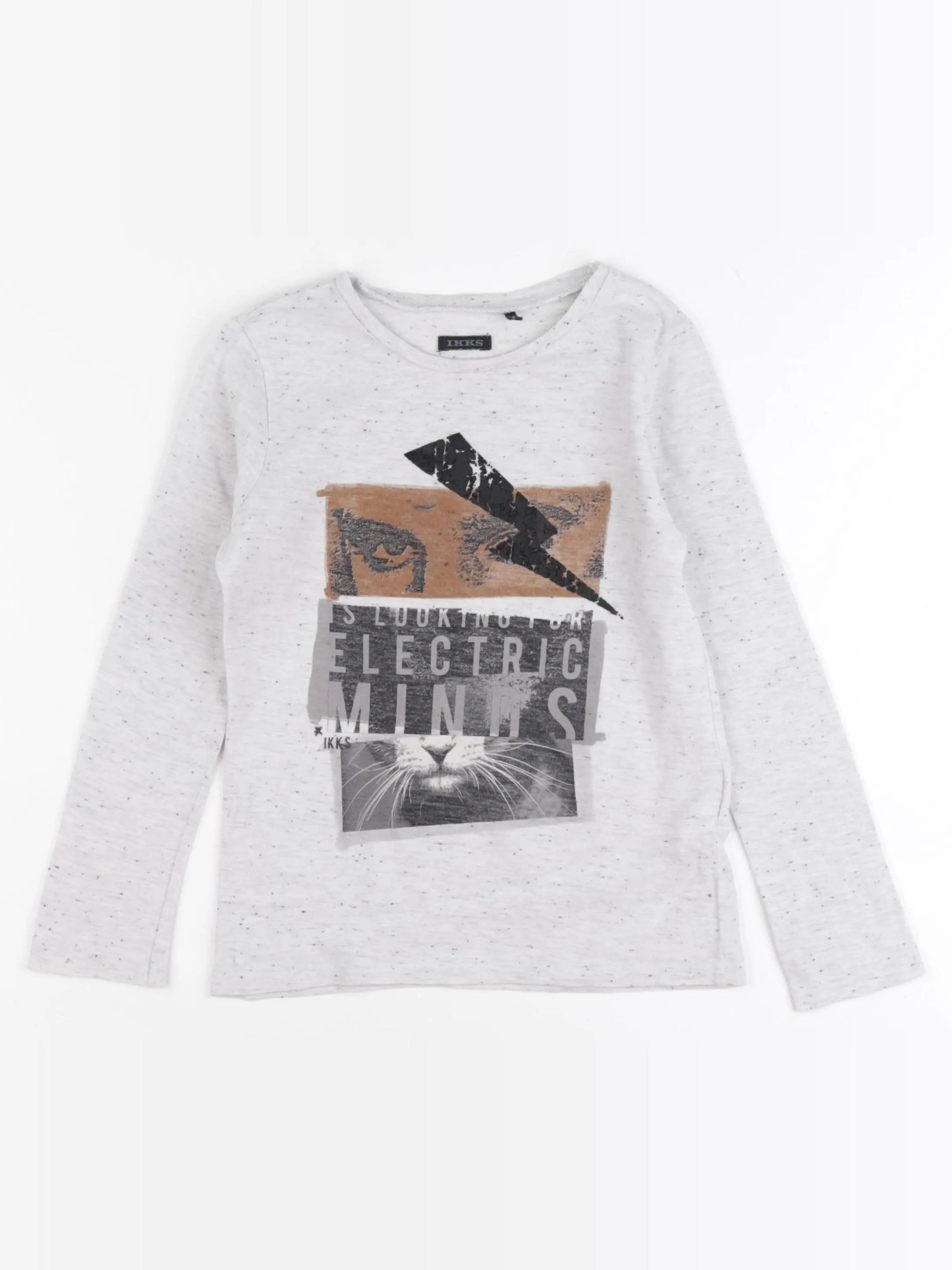 IKKS - tee-shirt gris - 5 ans