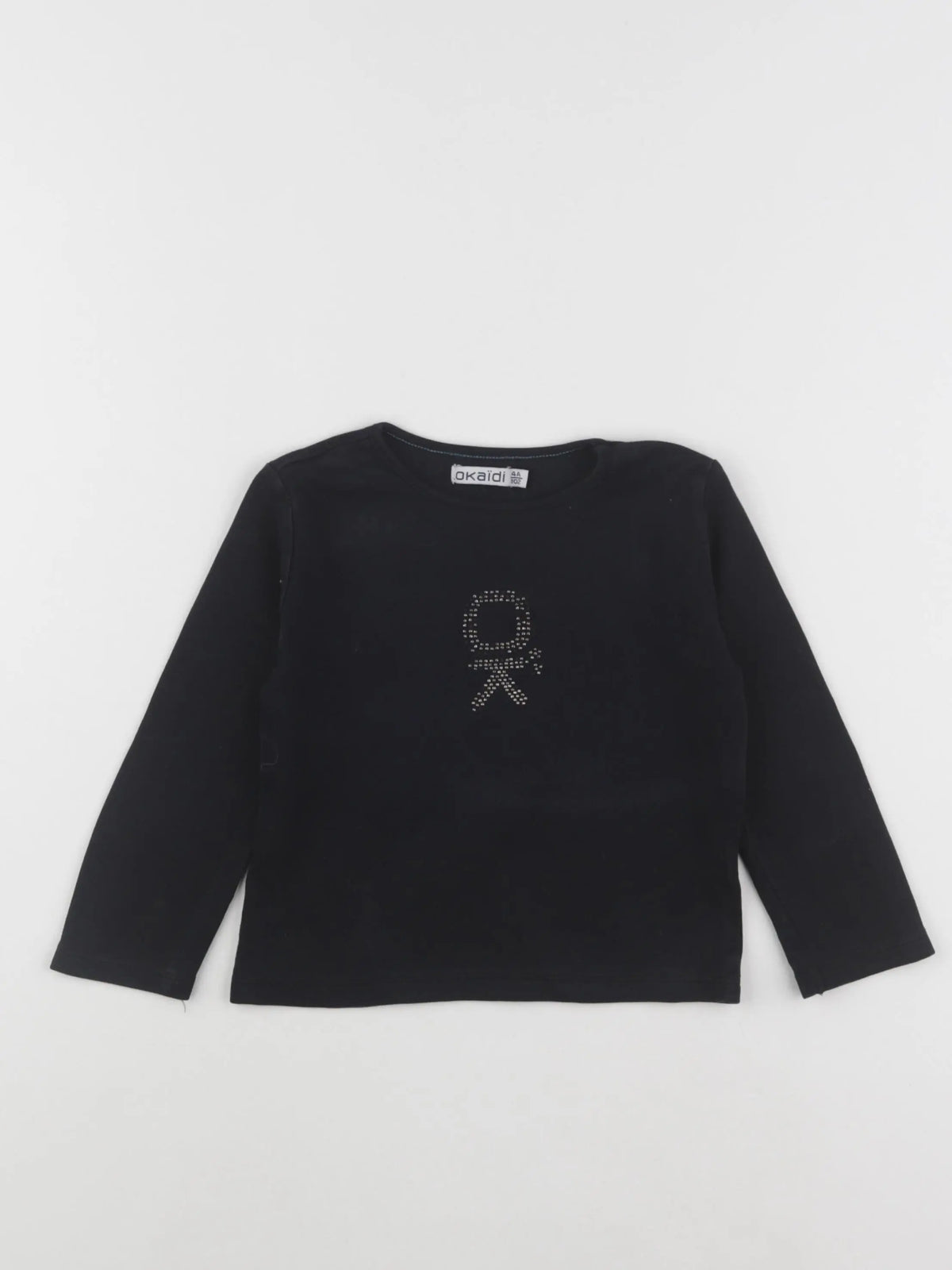 Okaidi - tee-shirt noir - 4 ans