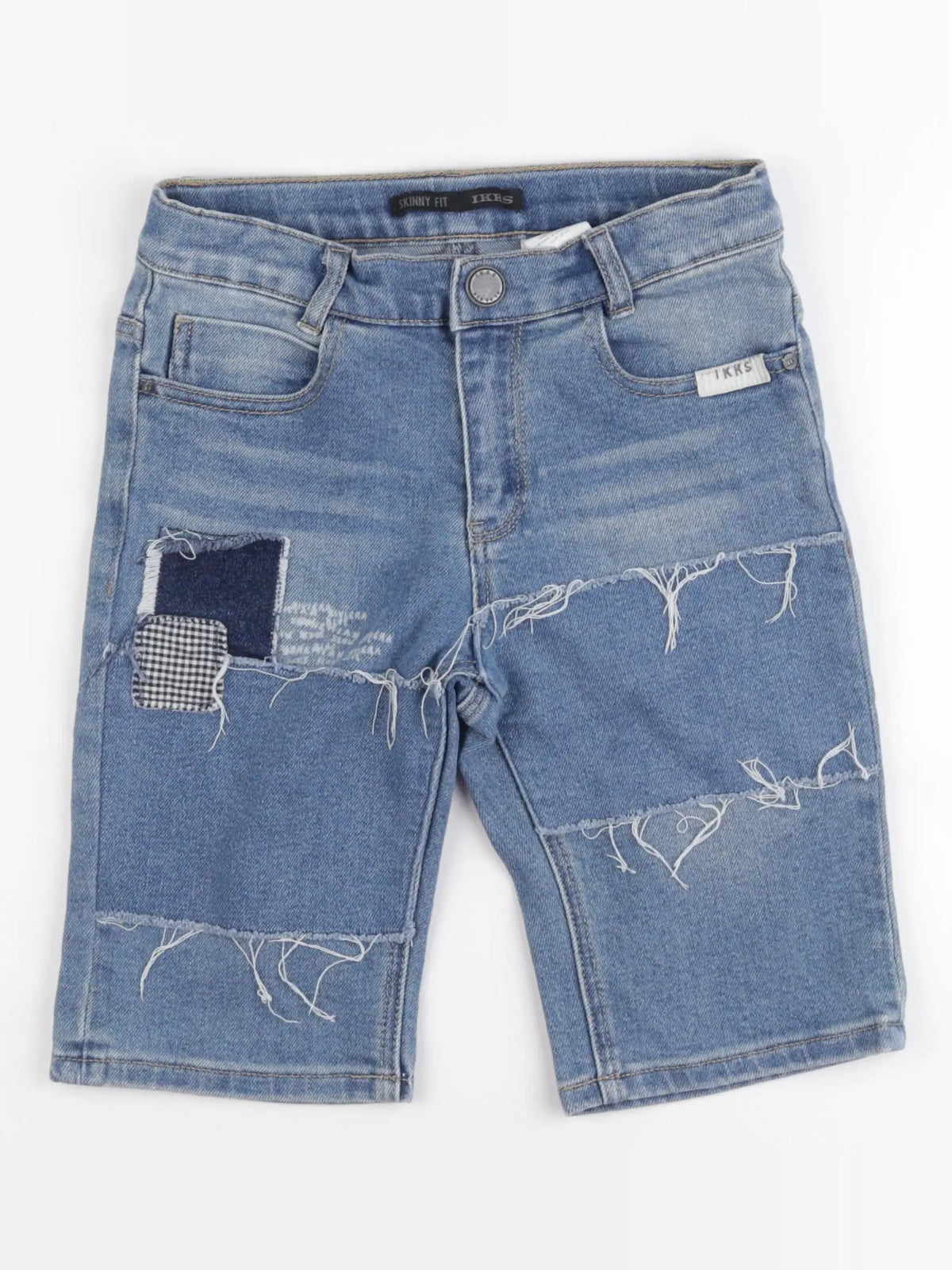 IKKS - short bleu - 10 ans