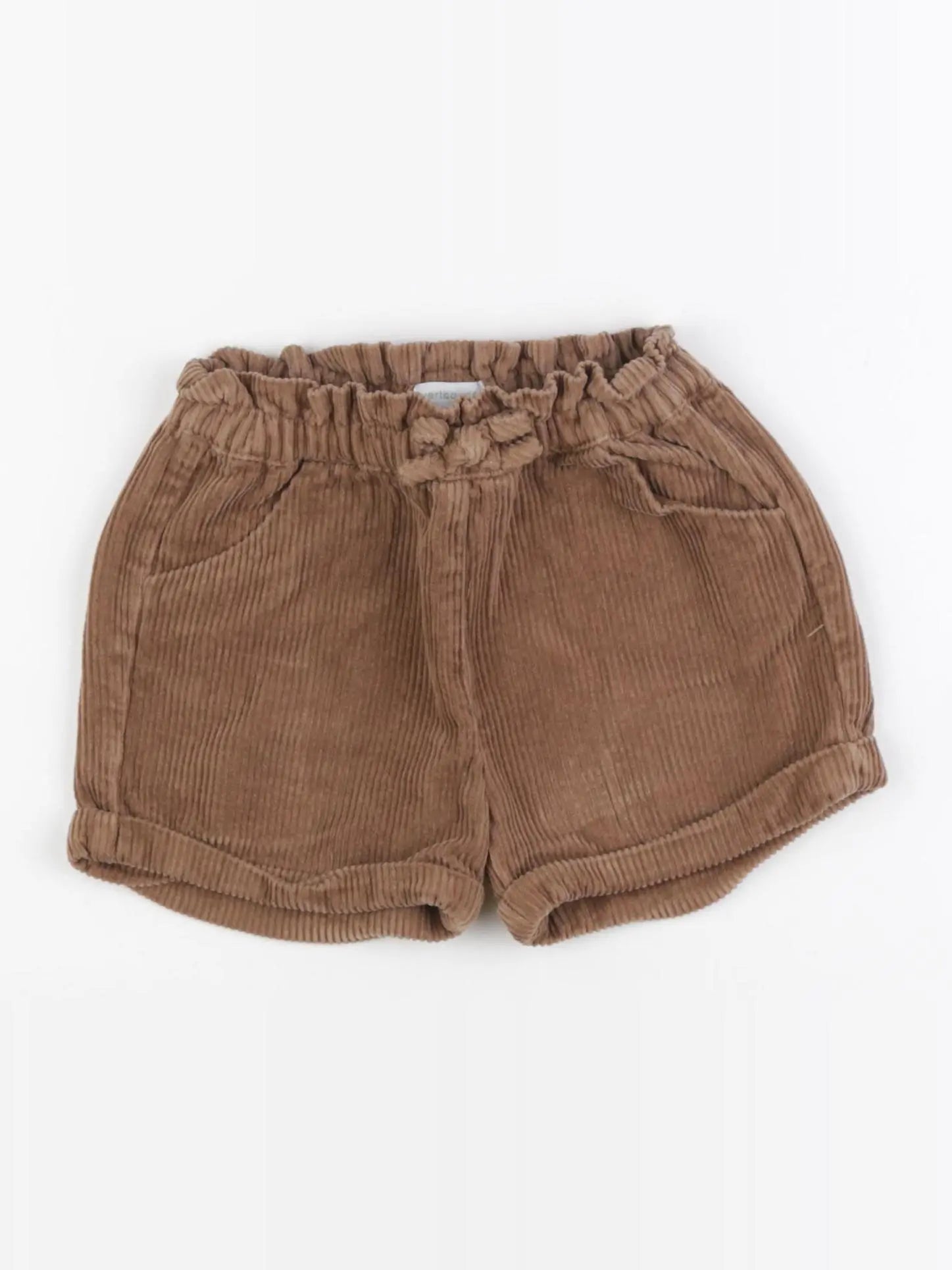 Vertbaudet - short marron - 2 ans