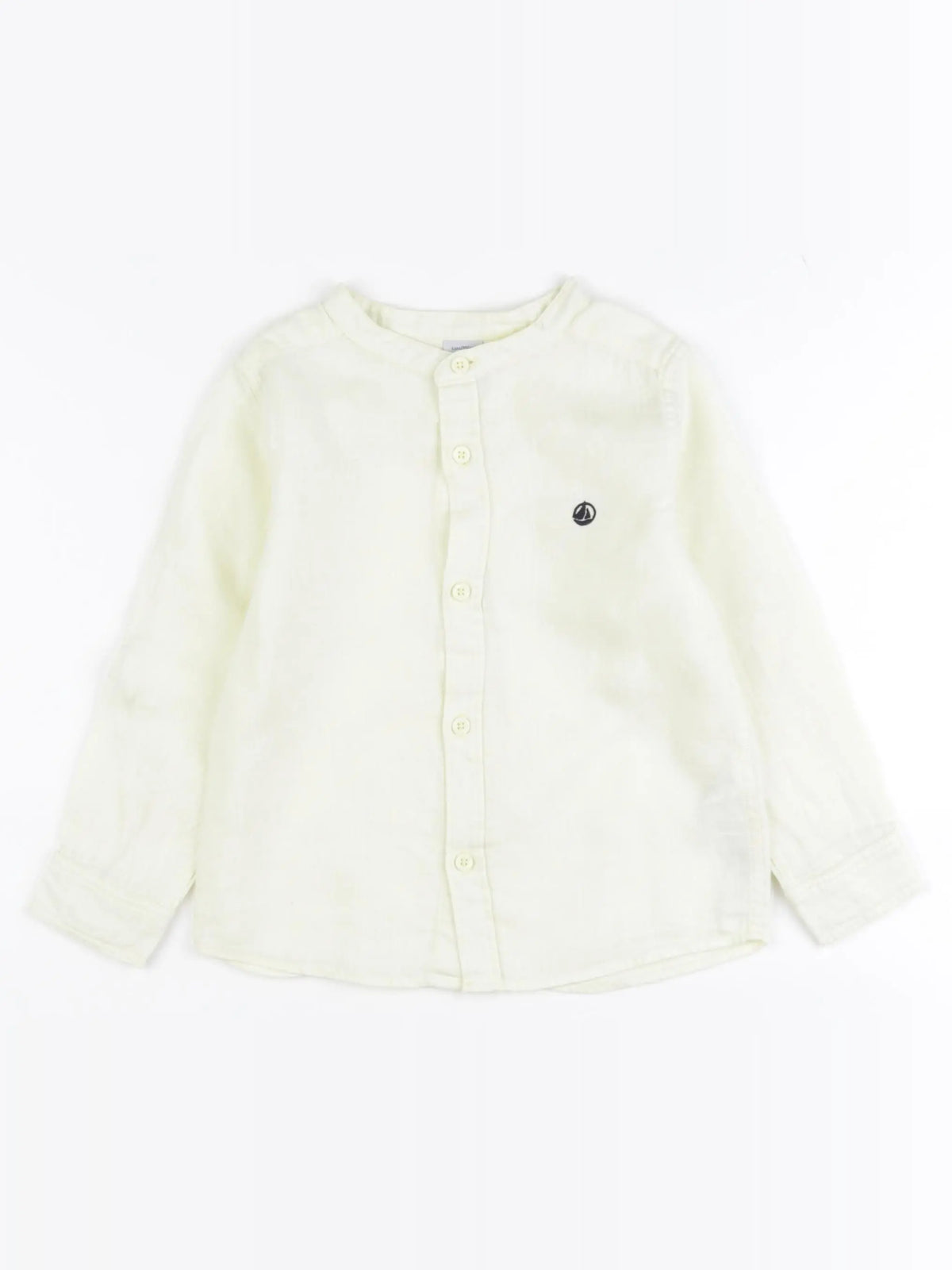 Petit Bateau - chemise jaune - 4 ans