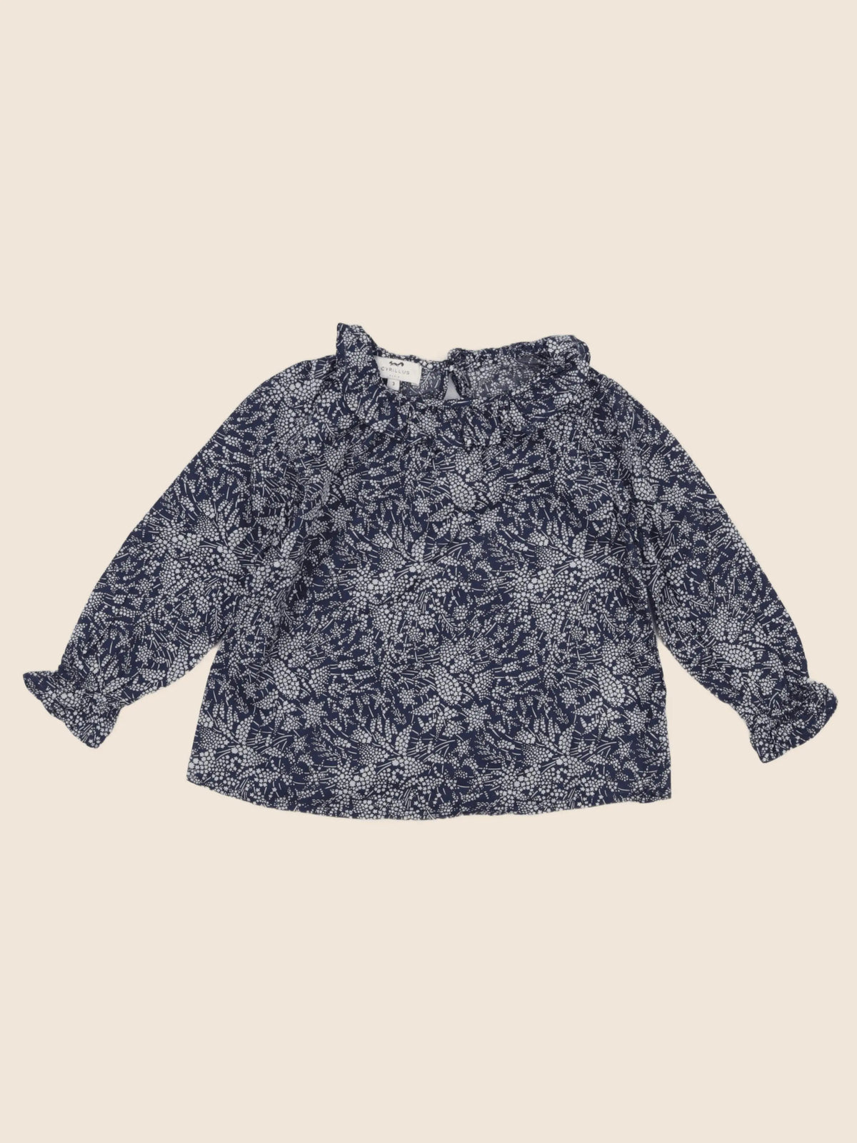 Vertbaudet - blouse bleu - 3 ans