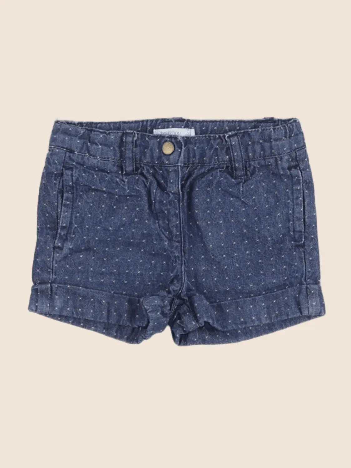 Boutchou - short bleu - 6 mois