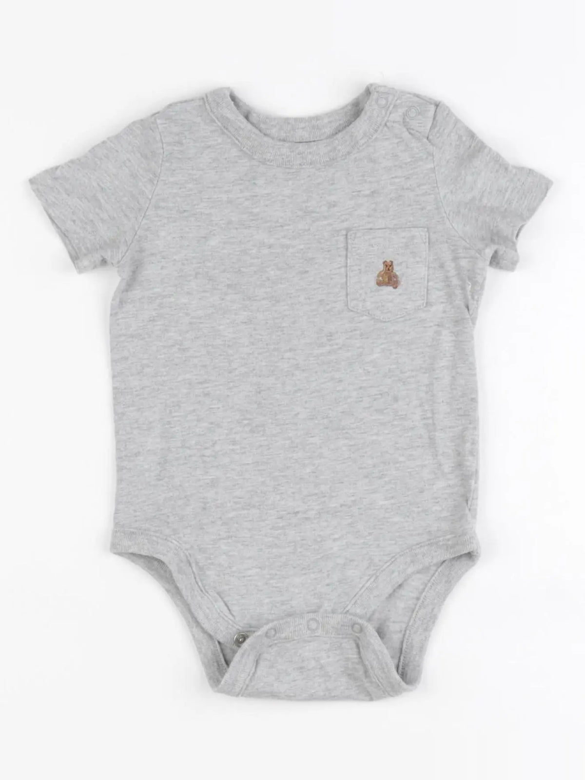 GAP - body gris - 3/6 mois