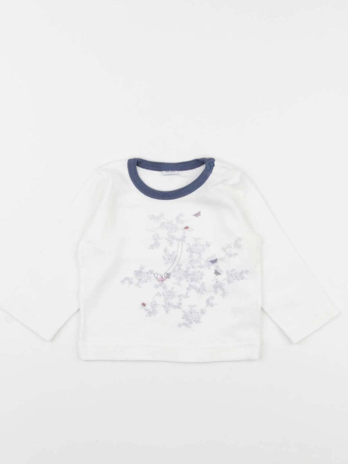 Petit Bateau - maillot de corps blanc - 12 mois