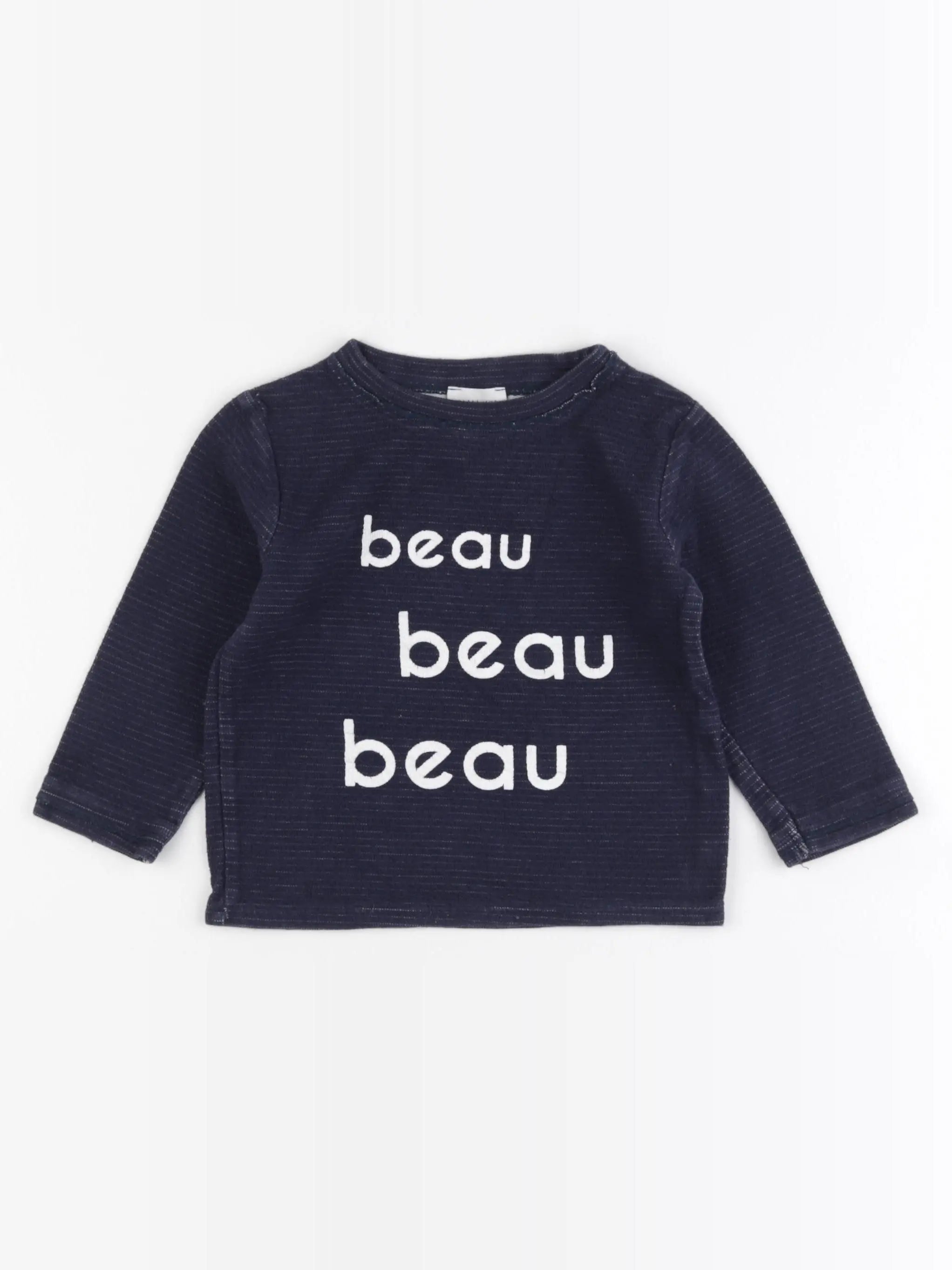 Carrément Beau - tee-shirt bleu - 2 ans