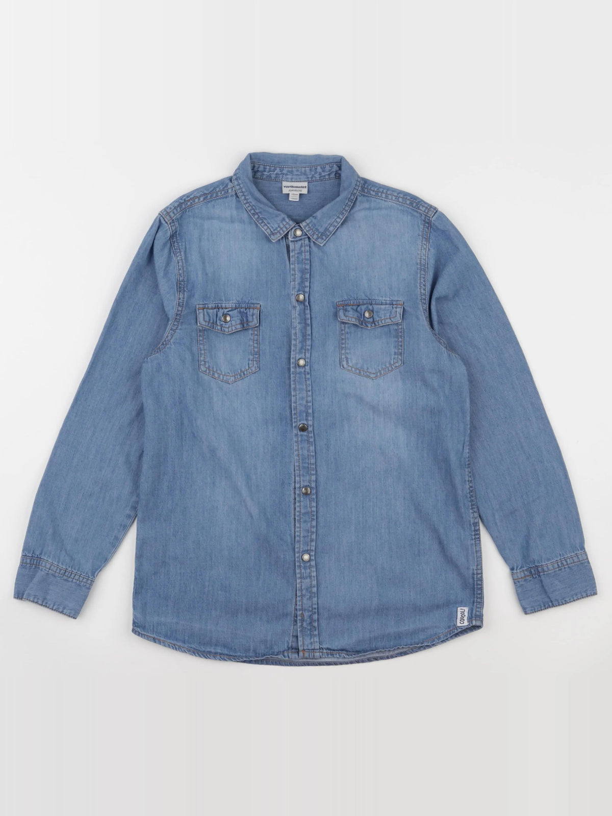Vertbaudet - chemise bleu - 12 ans