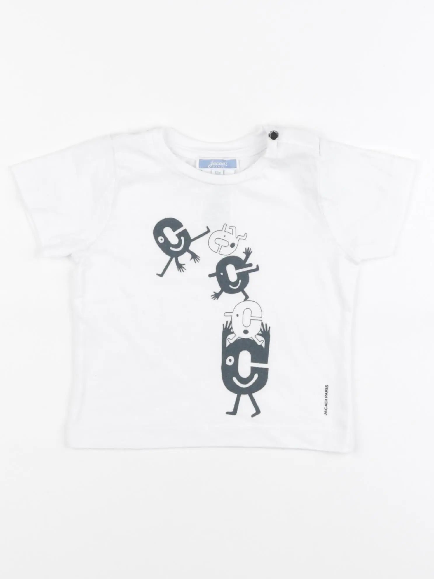 Jacadi - tee-shirt blanc - 12 mois