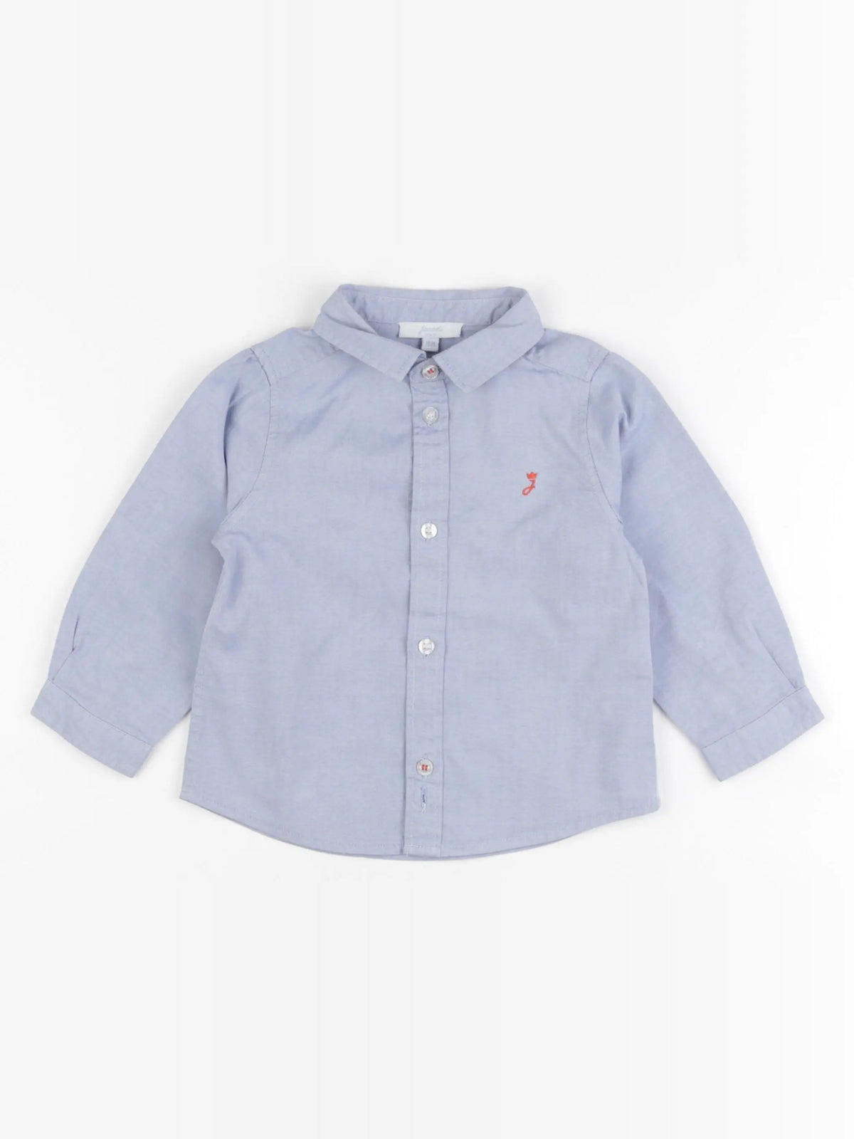 Jacadi - chemise bleu - 18 mois