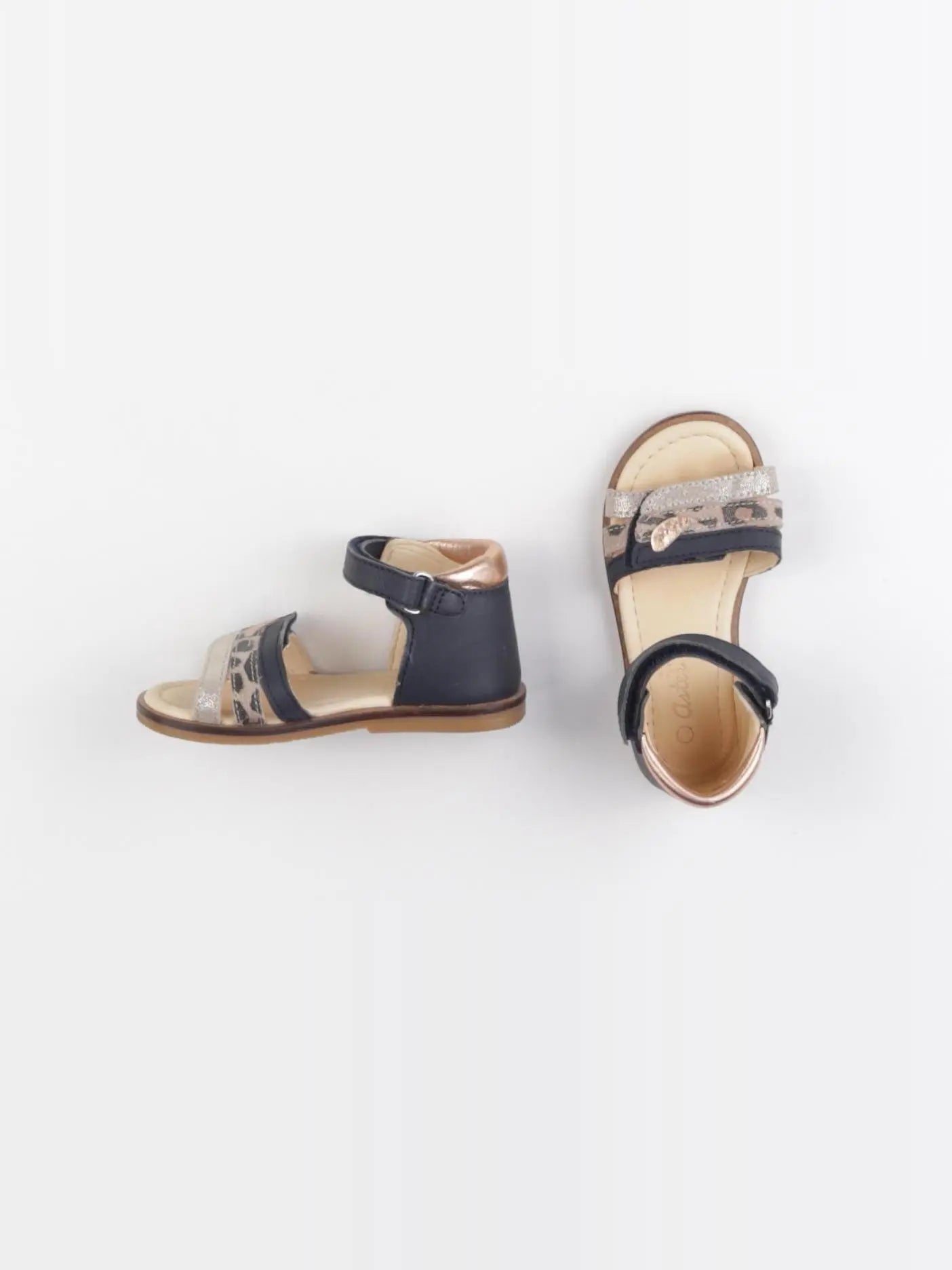 Aster - sandales bleu, or - pointure 23