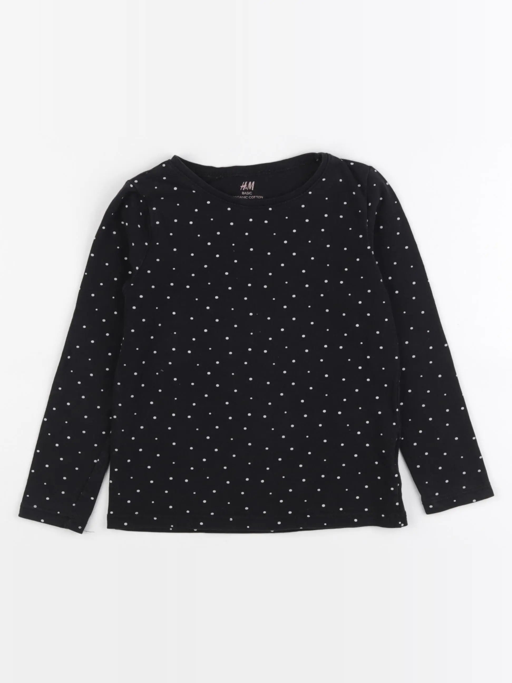H&M - tee-shirt noir - 4/6 ans