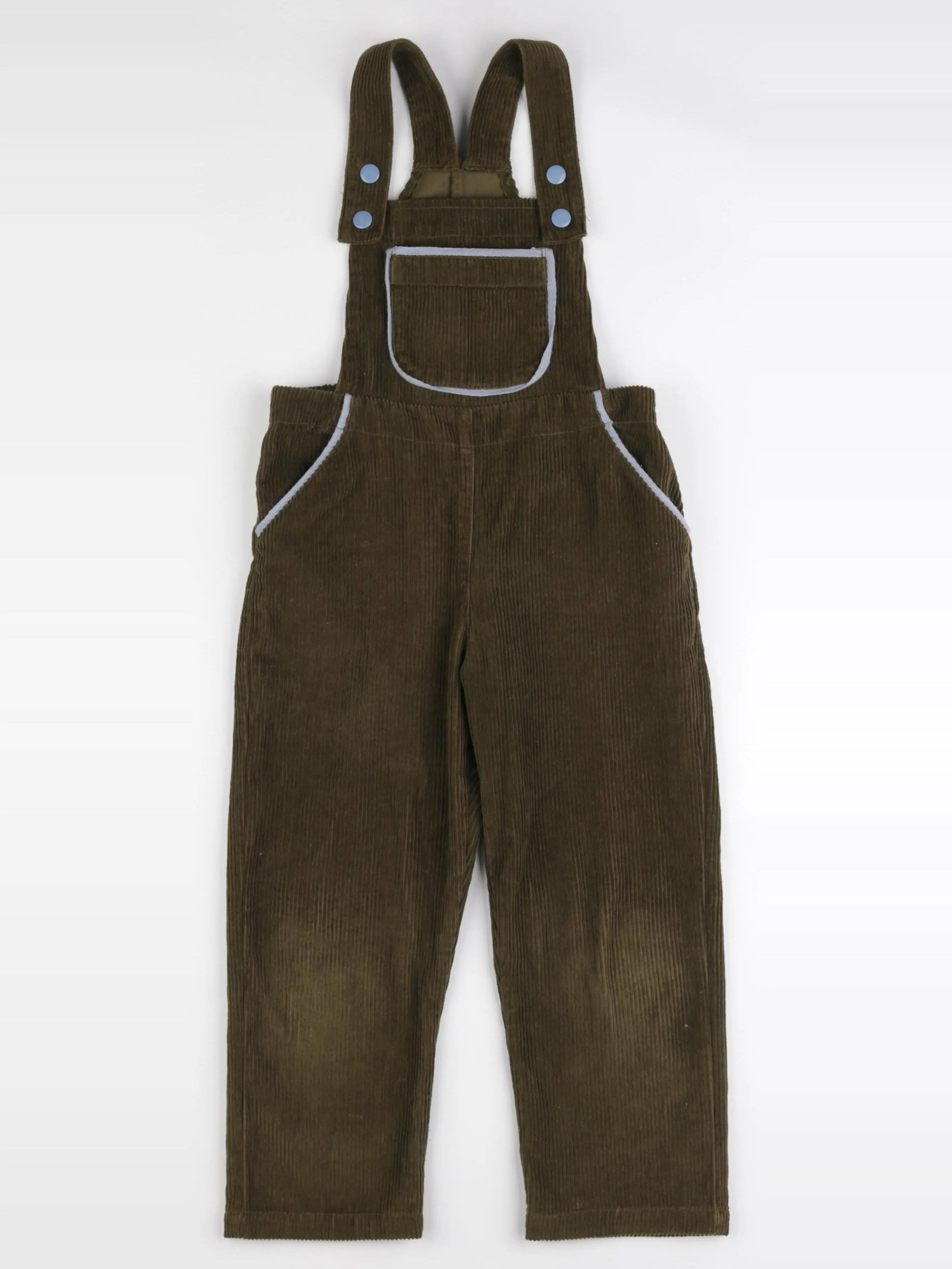 Bandits à la crème - salopette vert - 6 ans
