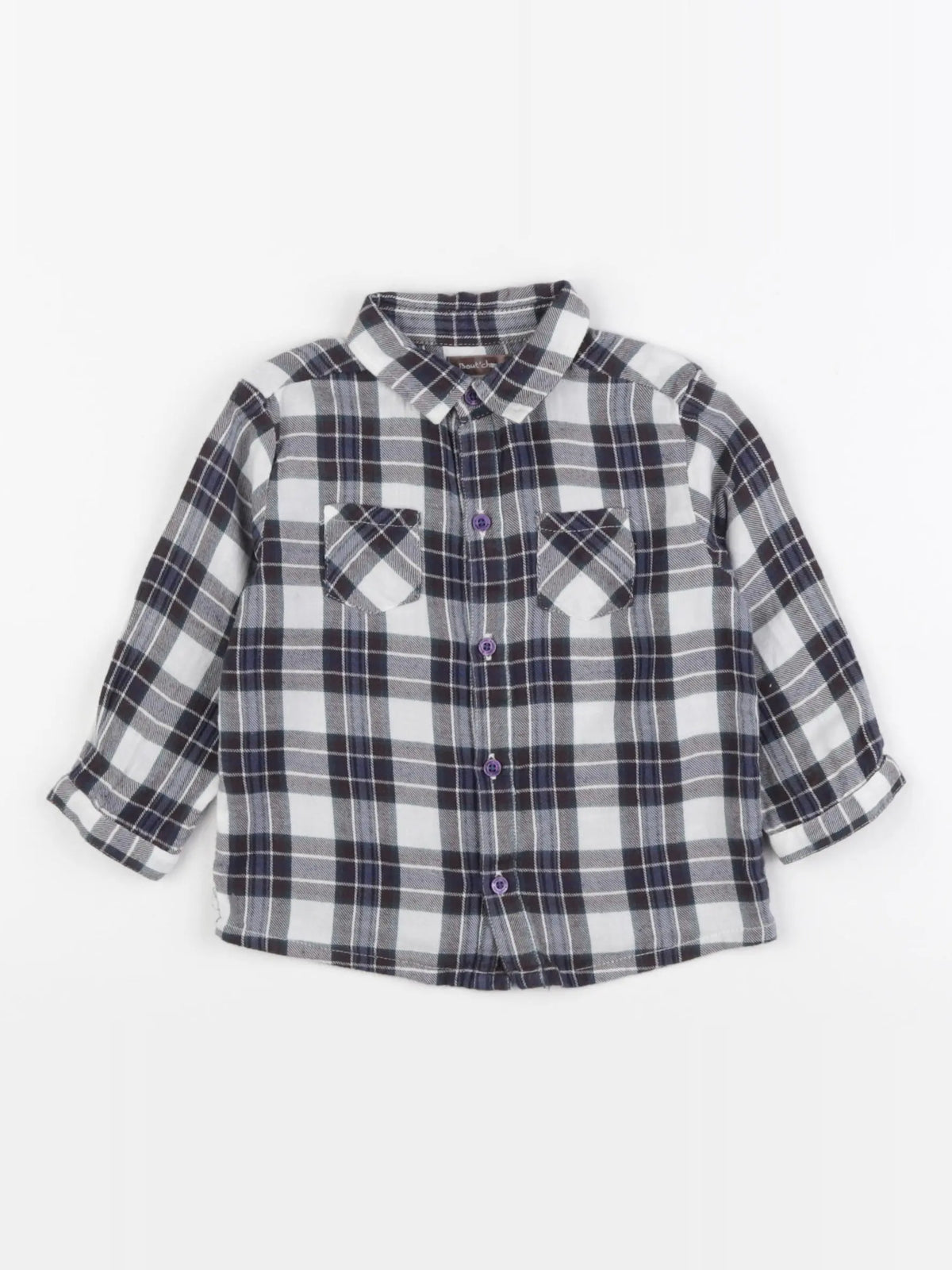 Boutchou - chemise multicolore - 9 mois