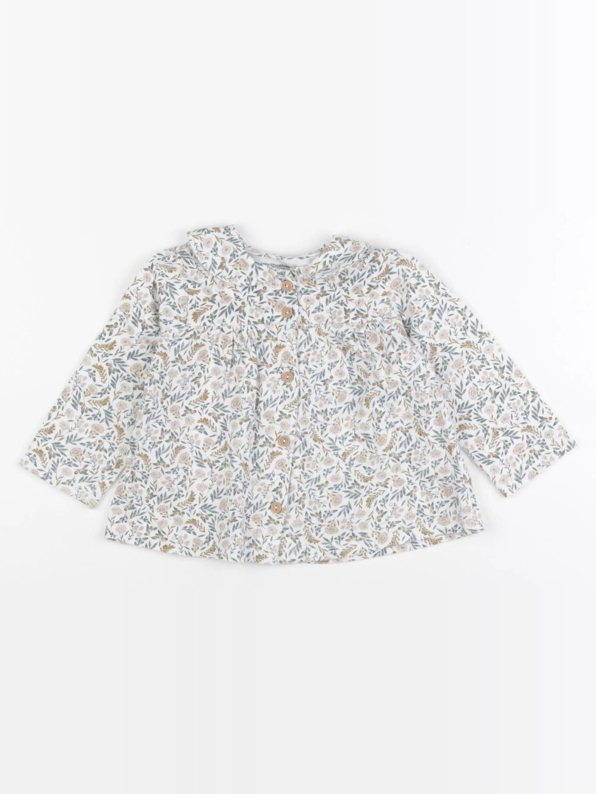 Vertbaudet - chemise multicolore - 12 mois