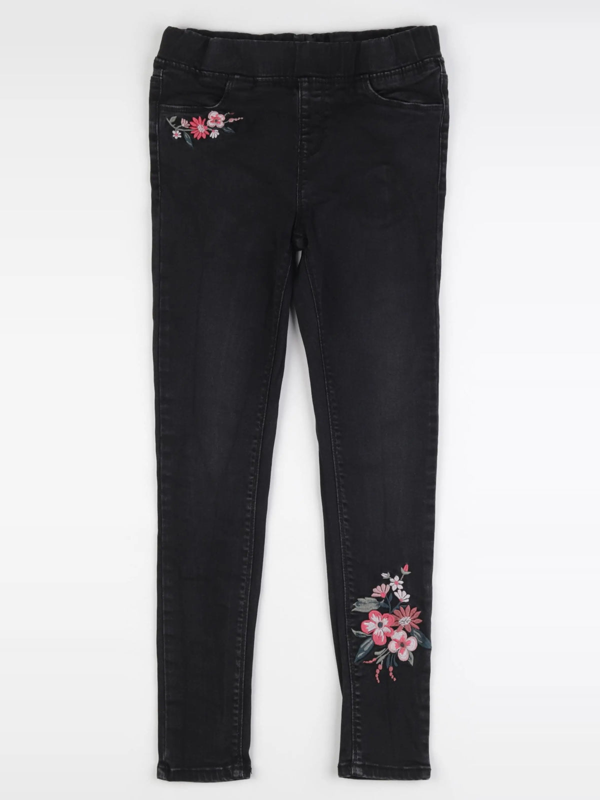 Vertbaudet - jegging noir - 10 ans