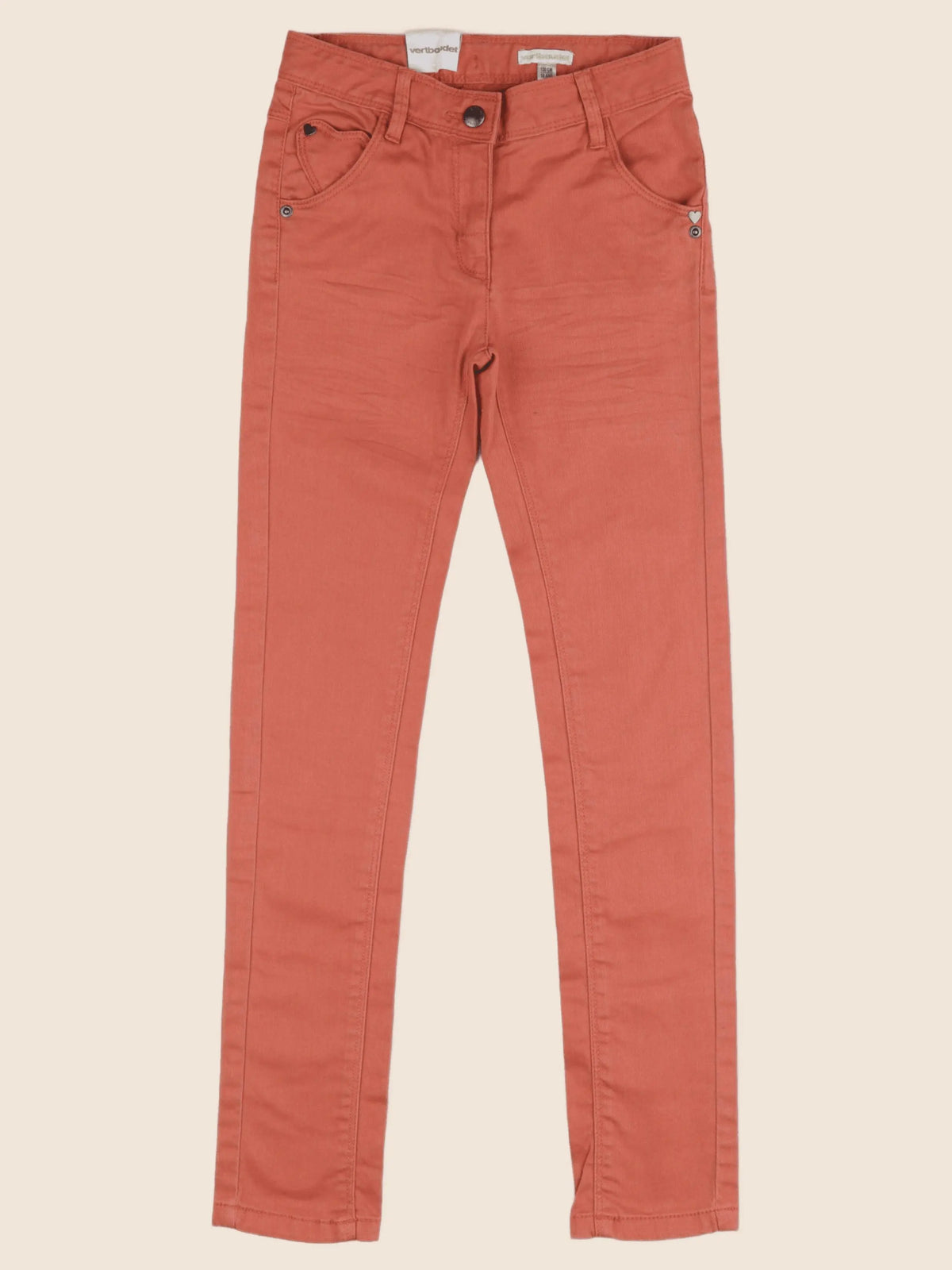 Vertbaudet - jean orange - 10 ans