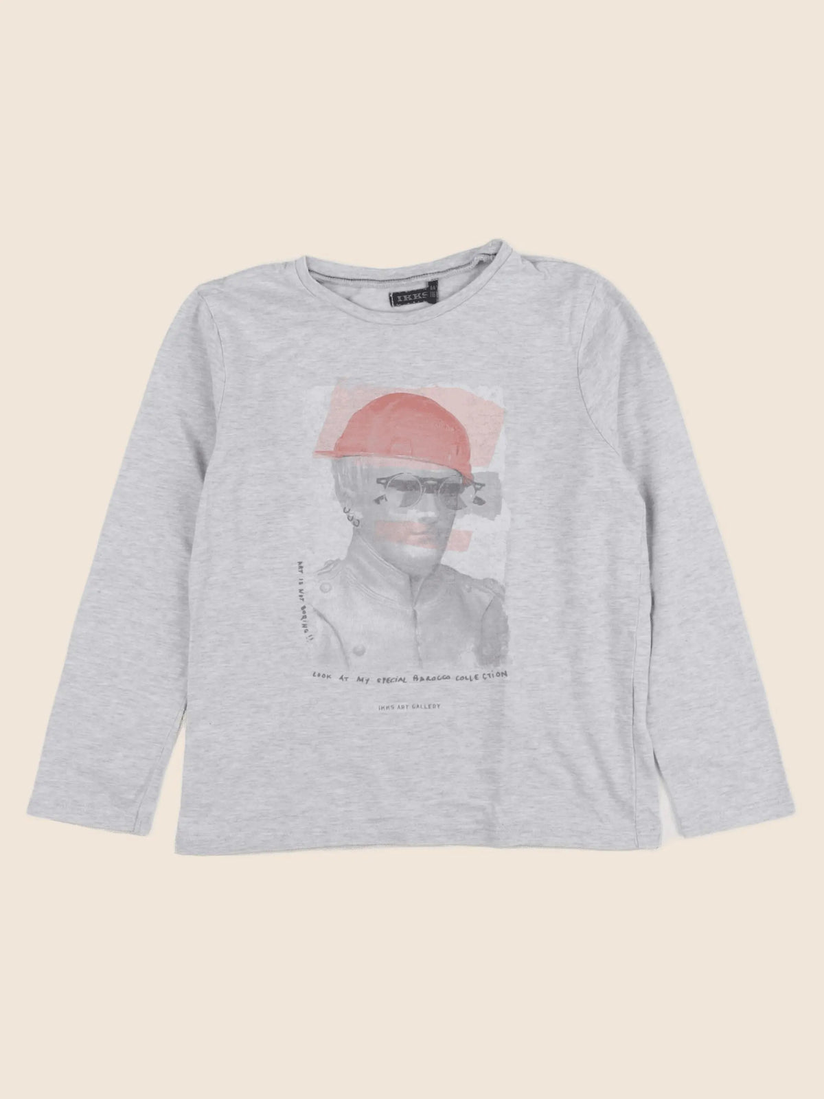 IKKS - tee-shirt gris - 6 ans