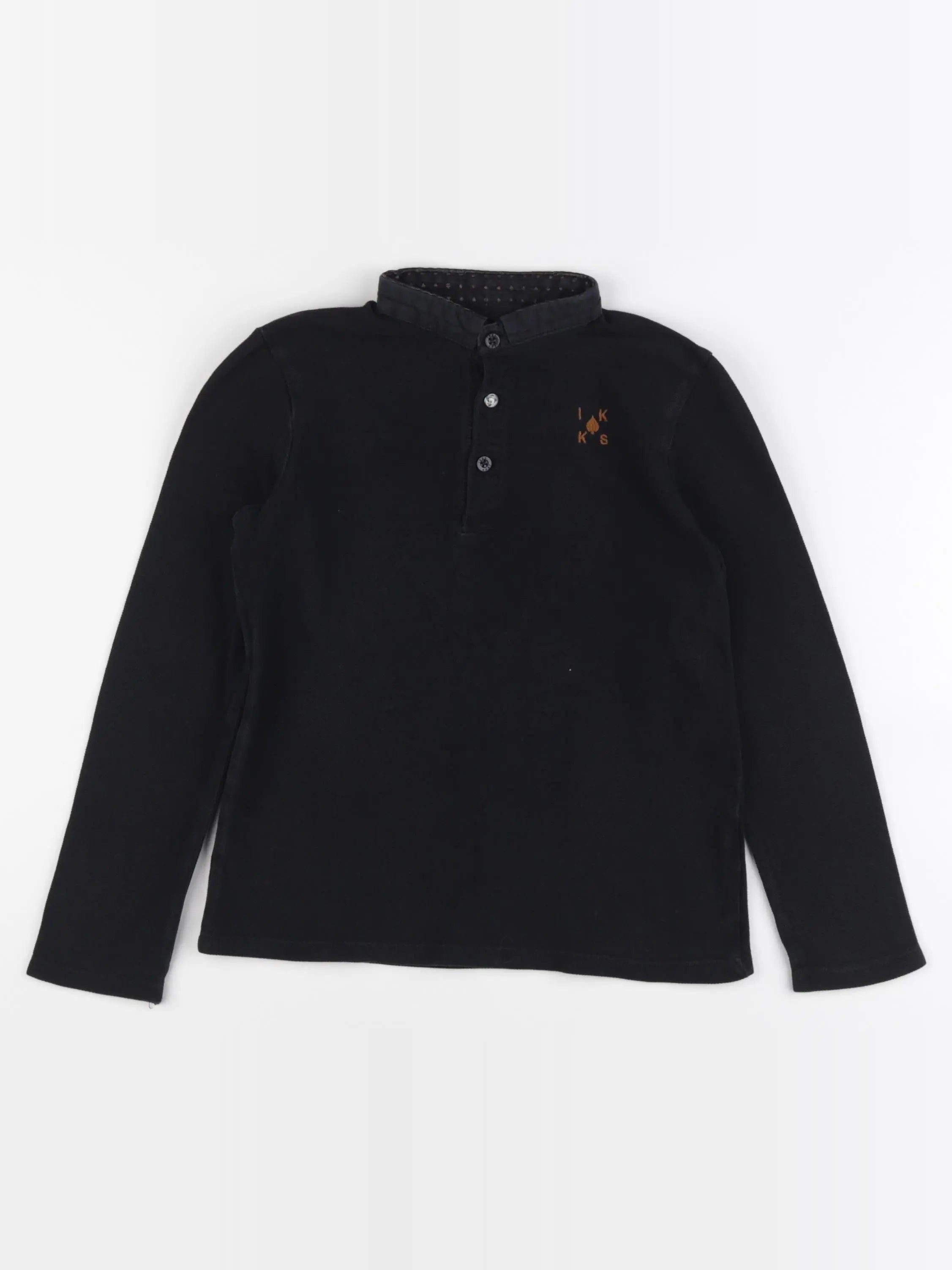 IKKS - polo imprimé au dos noir - 6 ans