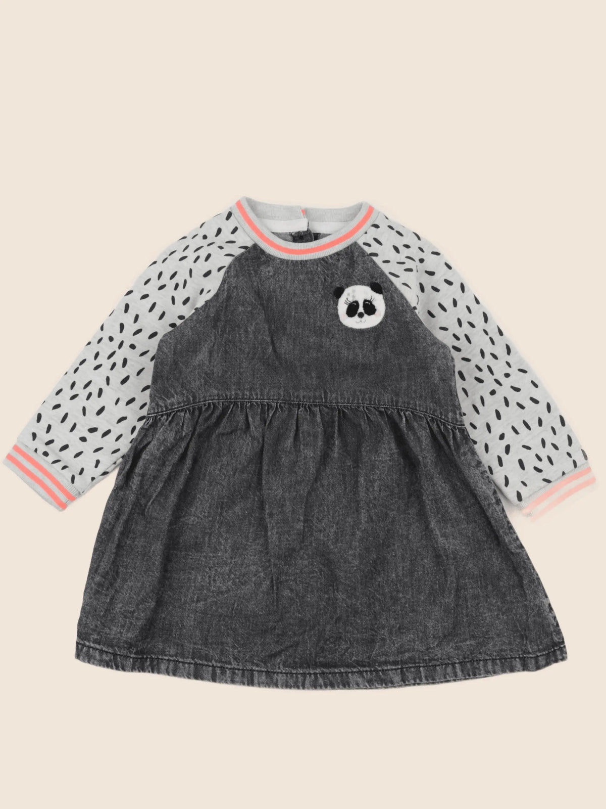 Next - robe gris - 18/24 mois