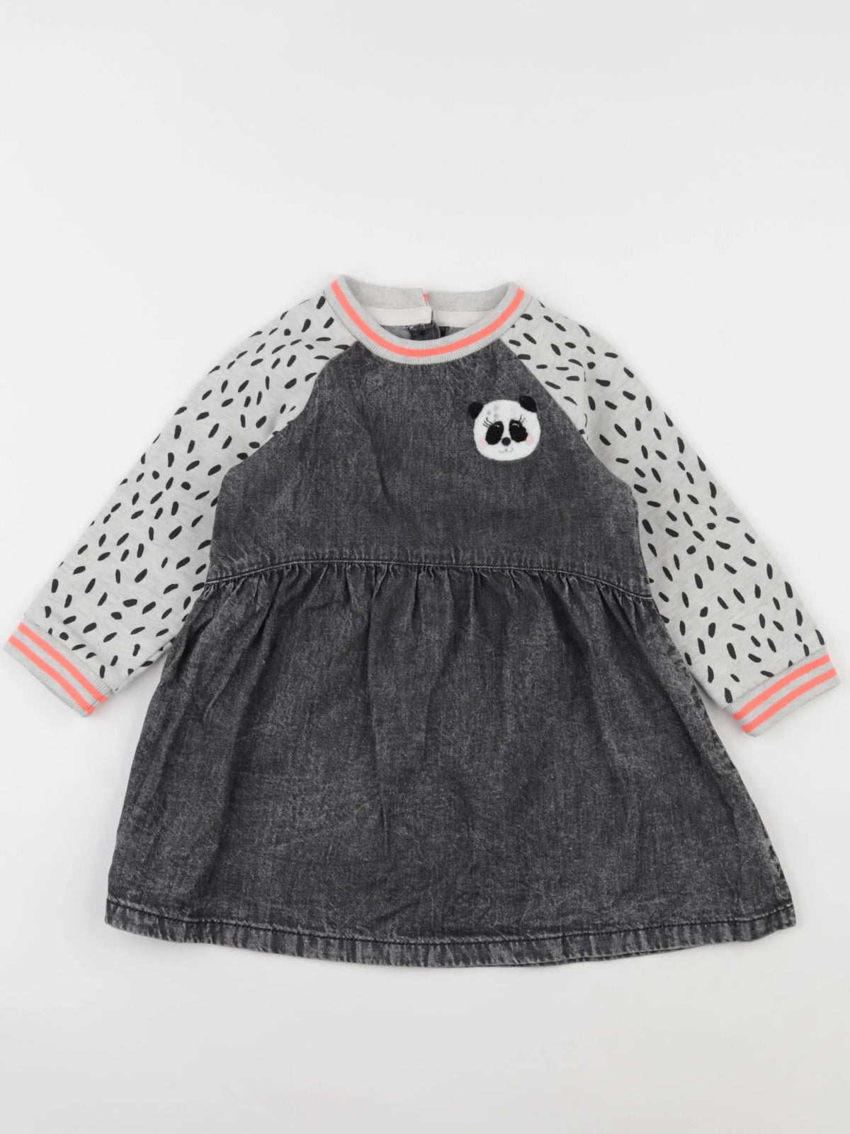 Next - robe gris - 18/24 mois